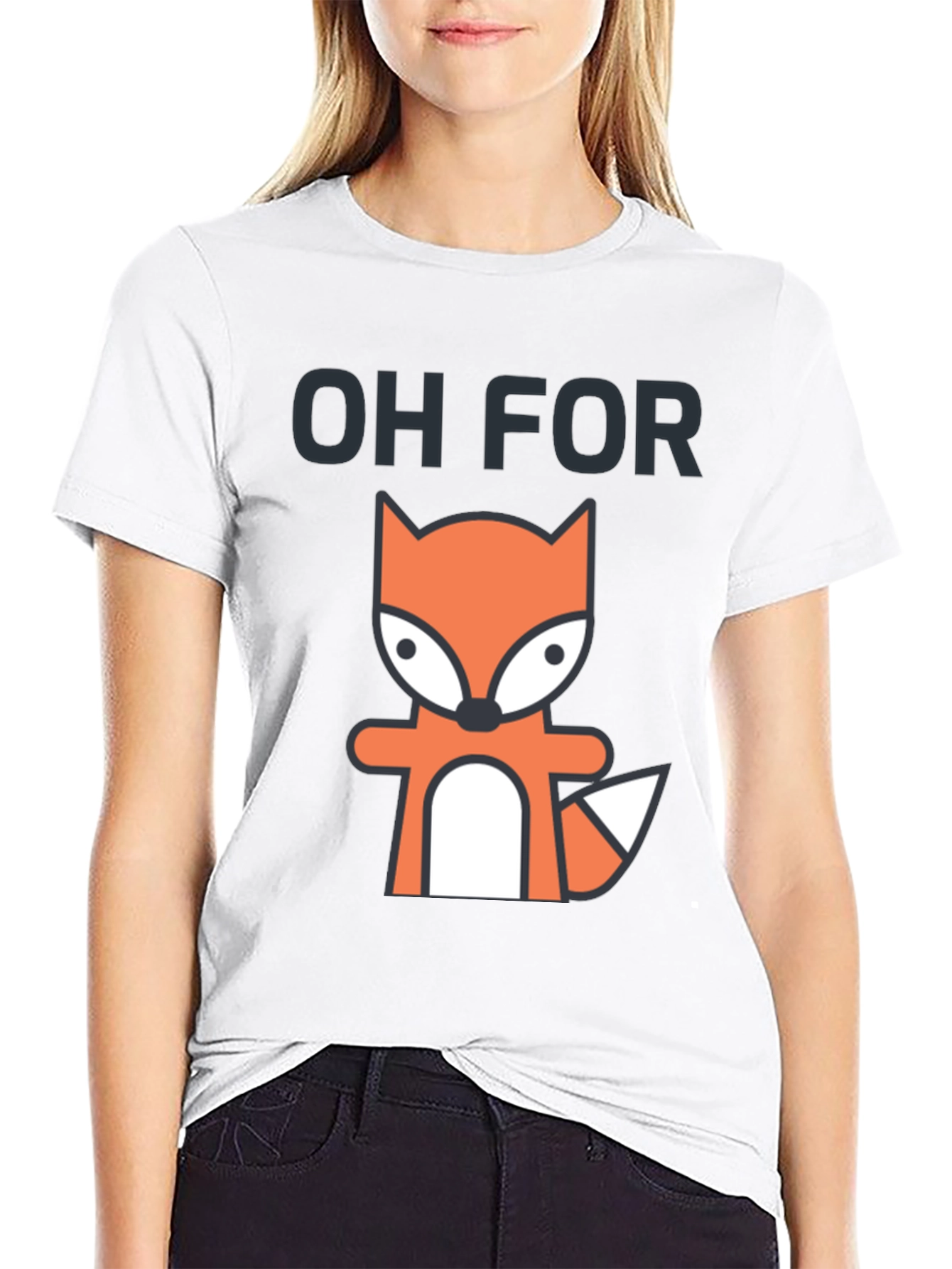 Oh For Fox Sake T-Shirt Funny Animal Tee