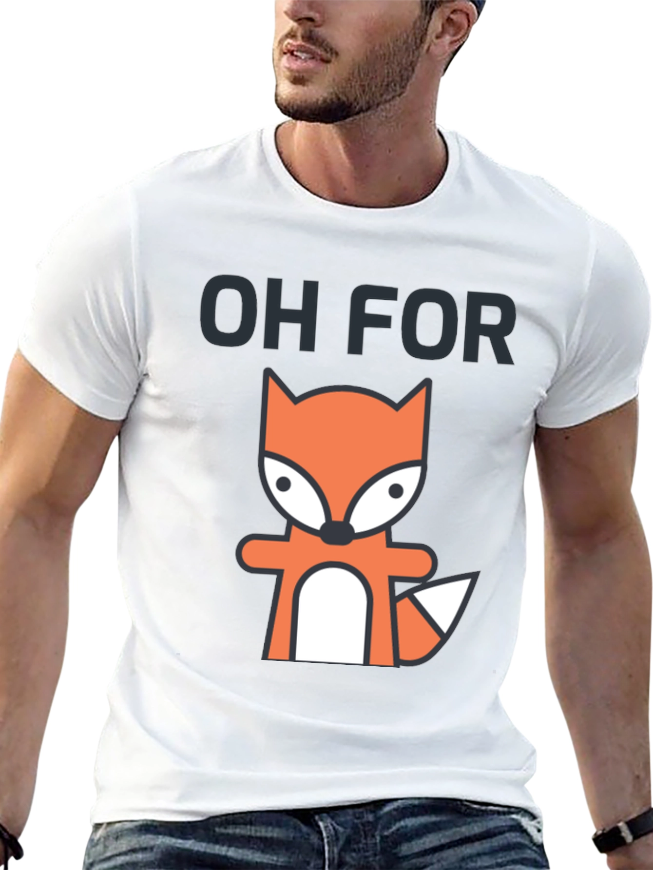 Oh For Fox Sake T-Shirt Funny Animal Tee
