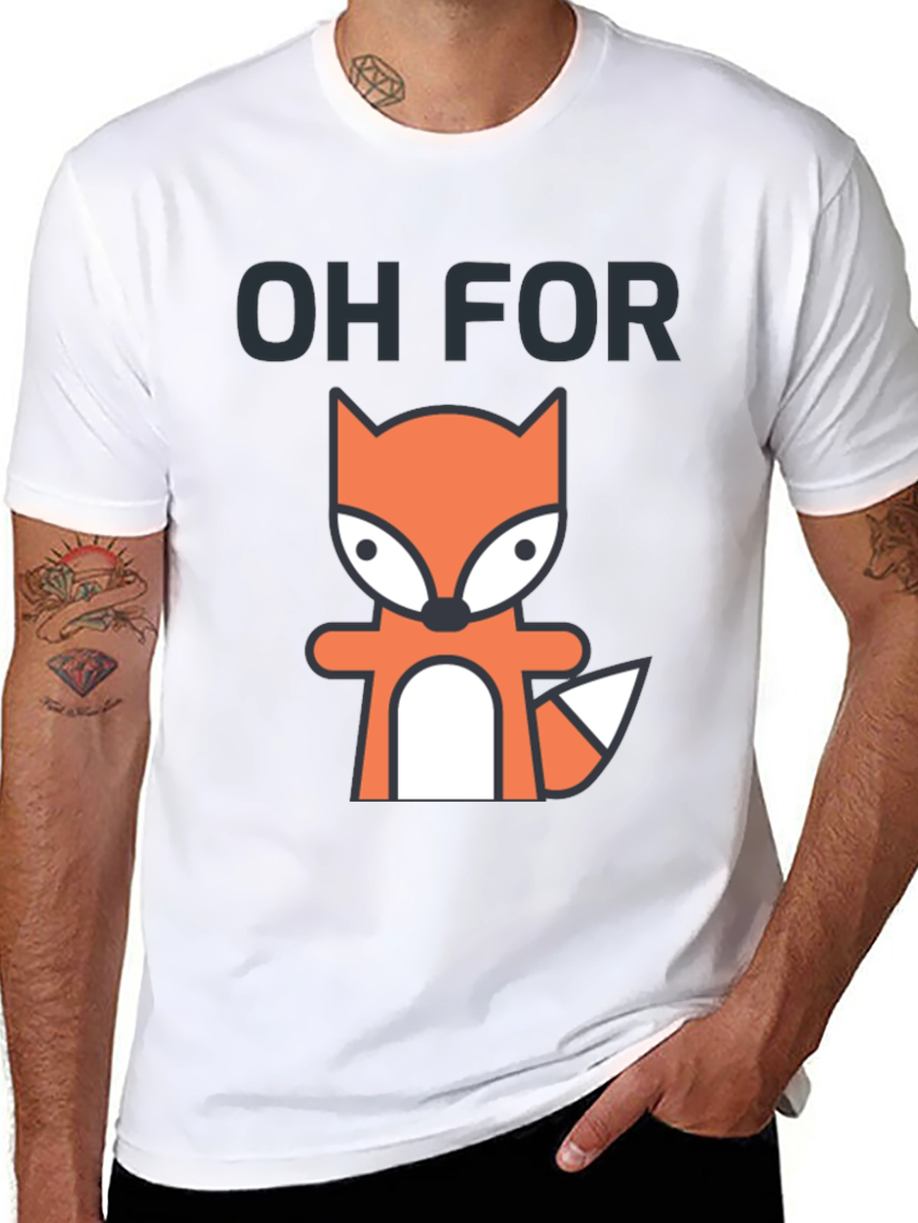 Oh For Fox Sake T-Shirt Funny Animal Tee