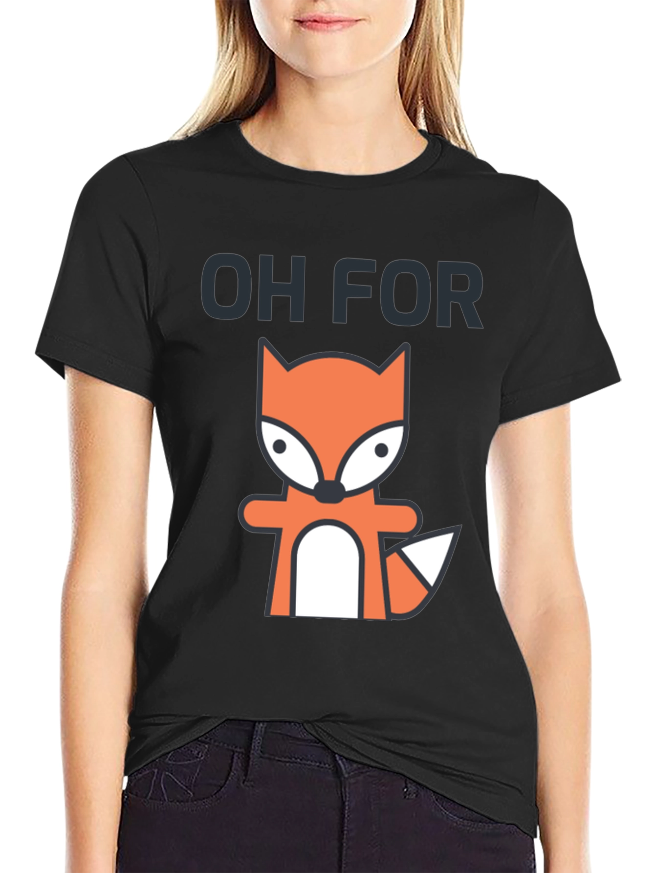 Oh For Fox Sake T-Shirt Funny Animal Tee