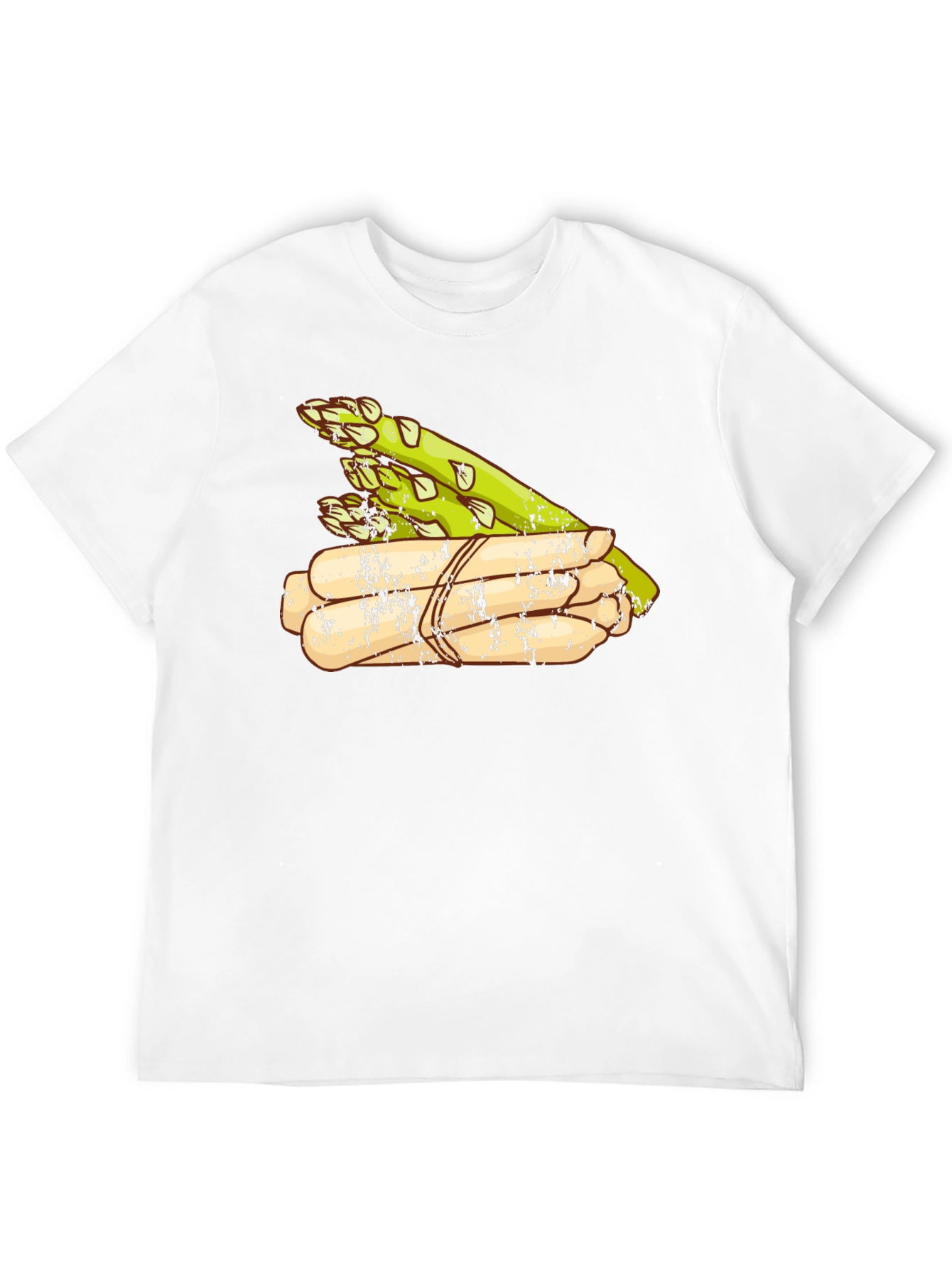 Asparagus Graphic Tee - Fresh Vegetable Design