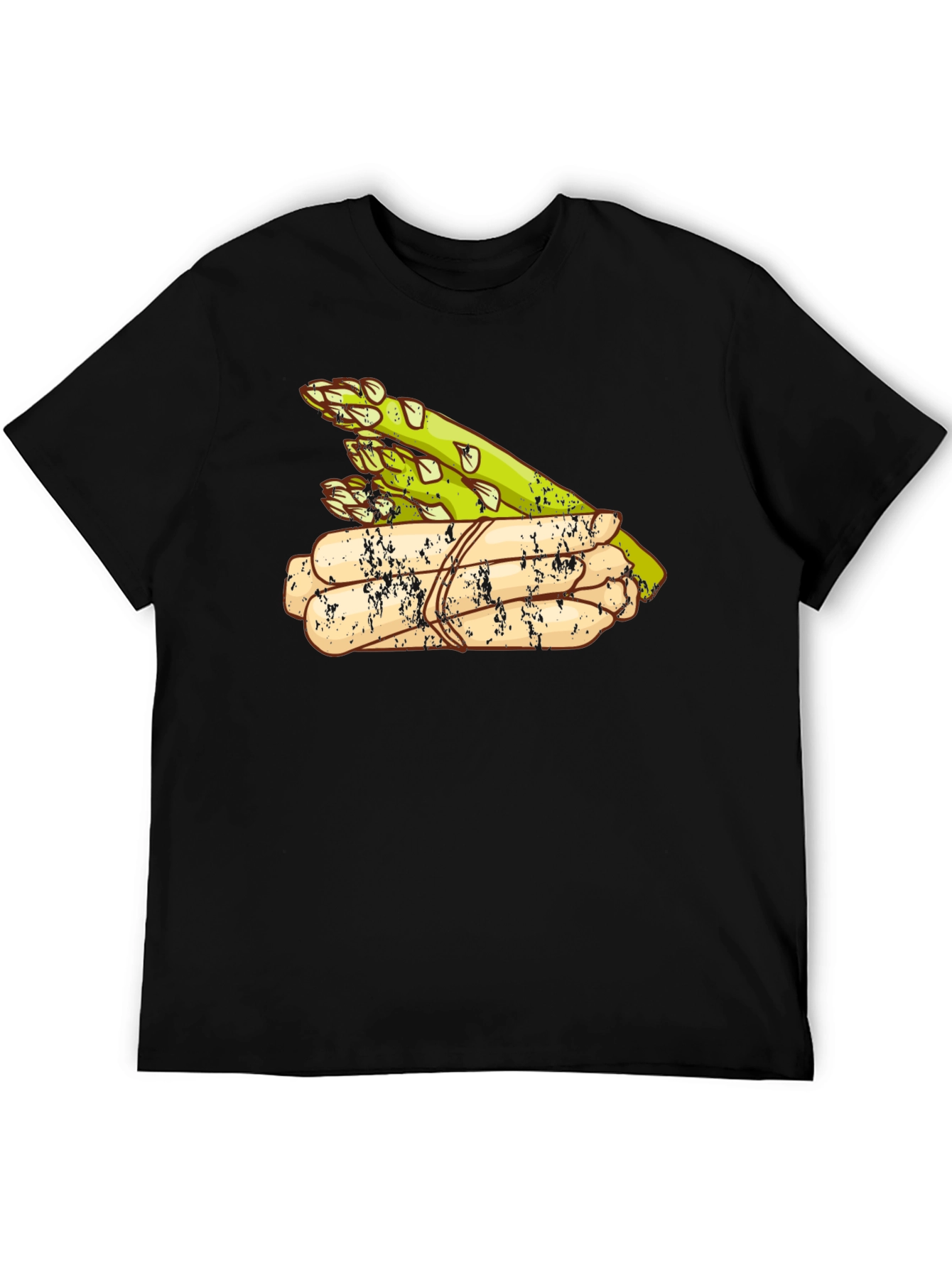 Asparagus Graphic Tee - Fresh Vegetable Design