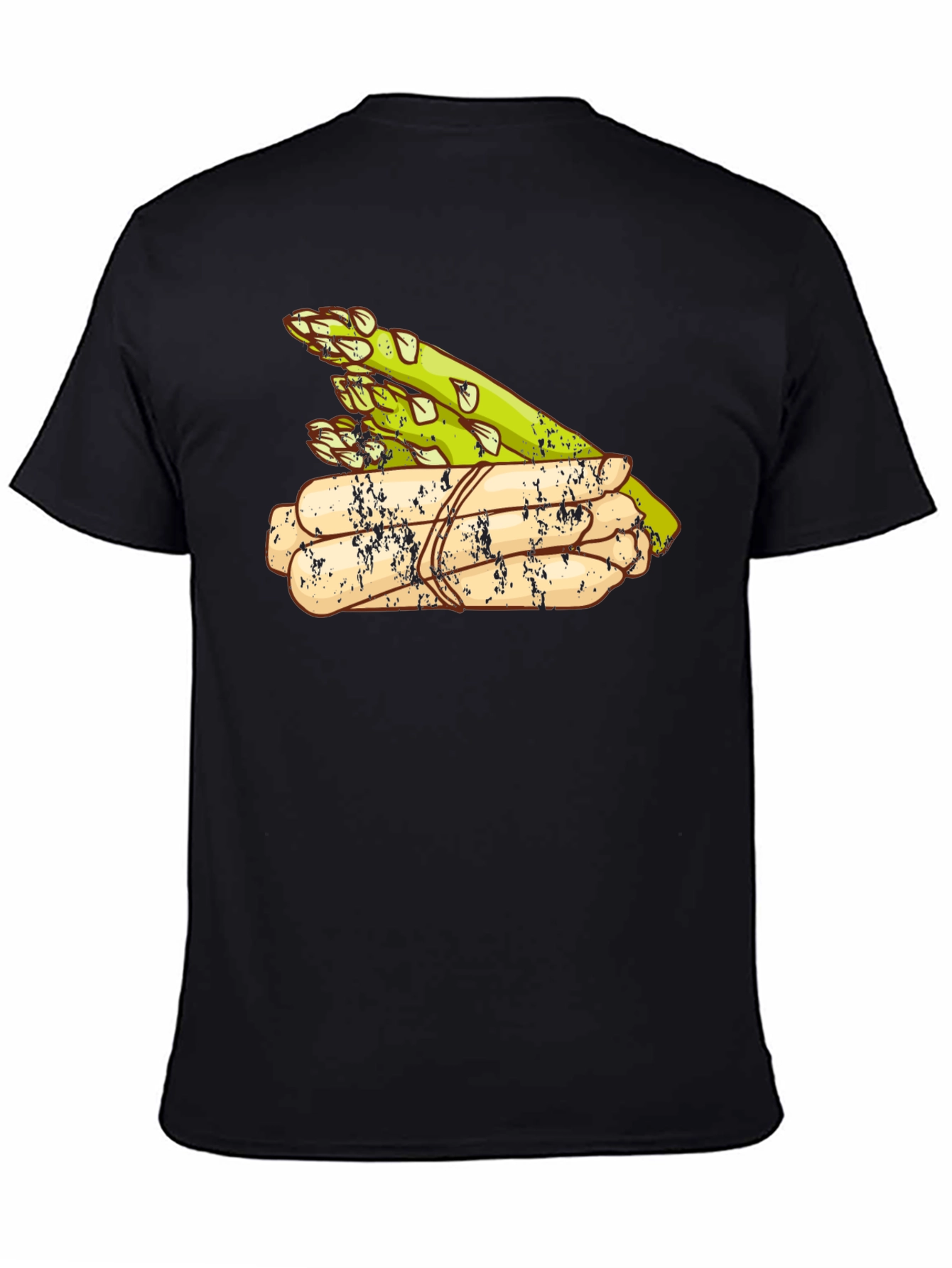 Asparagus Graphic Tee - Fresh Vegetable Design