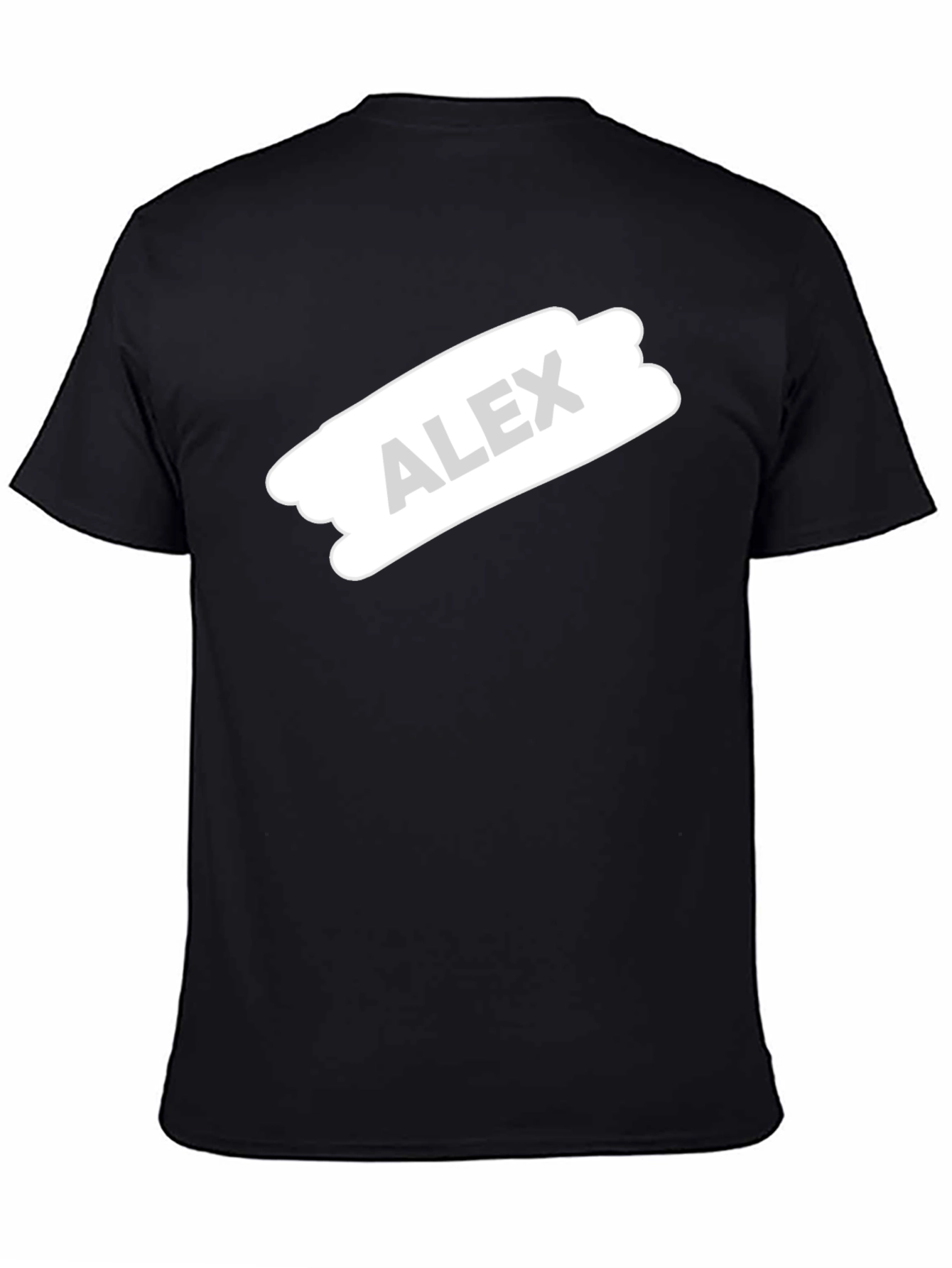 Personalized Alex Custom Black T-Shirt