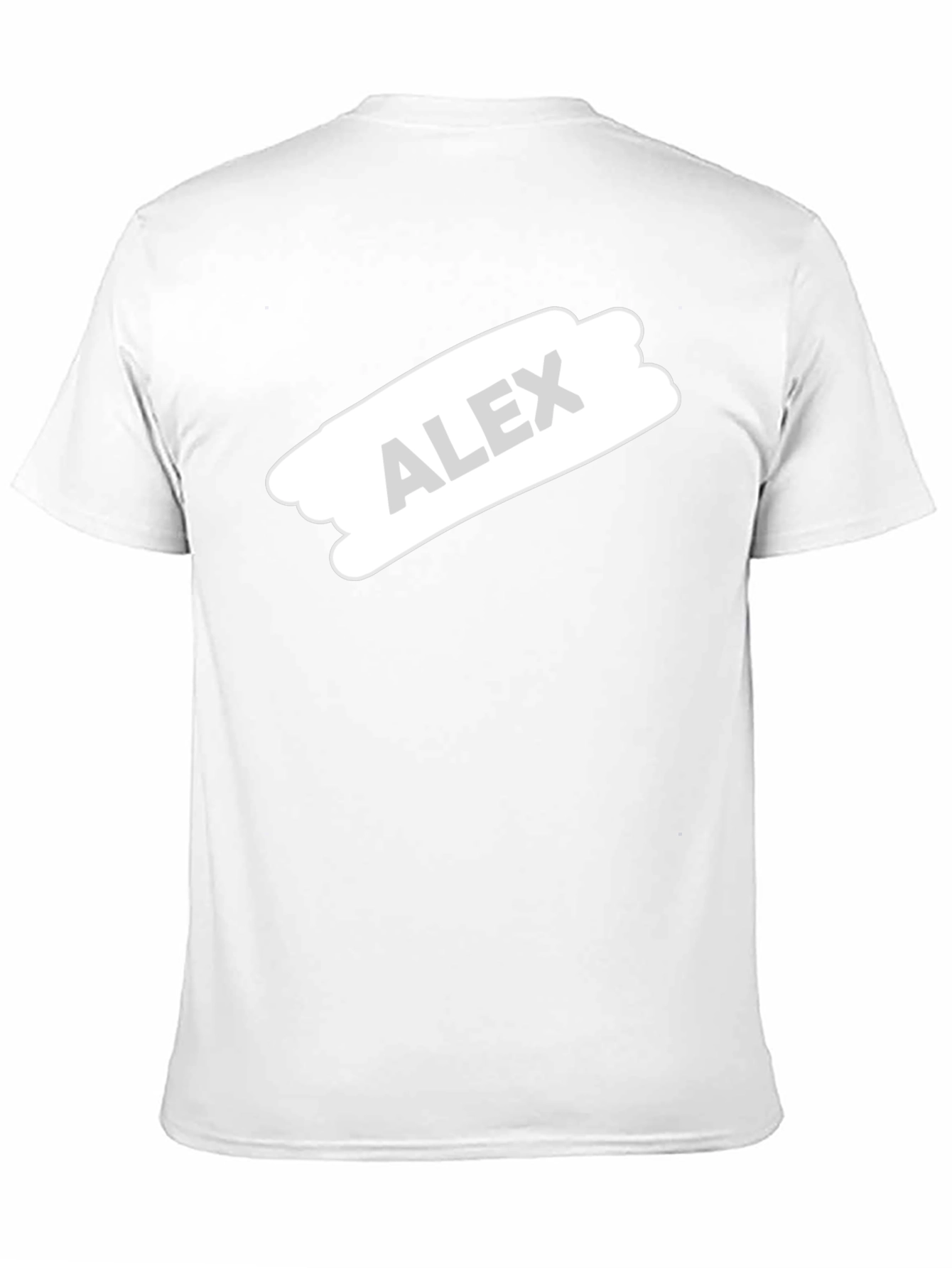 Personalized Alex Custom Black T-Shirt