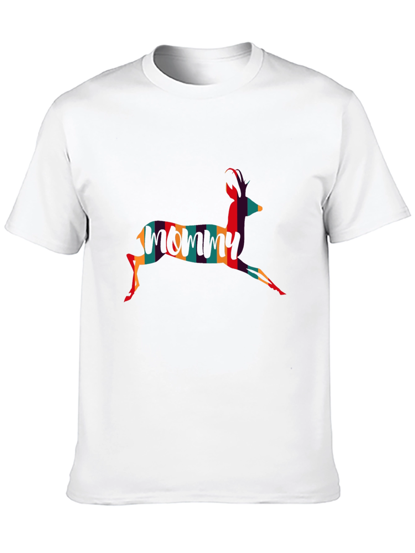 Deer Silhouette Mens Graphic Tee