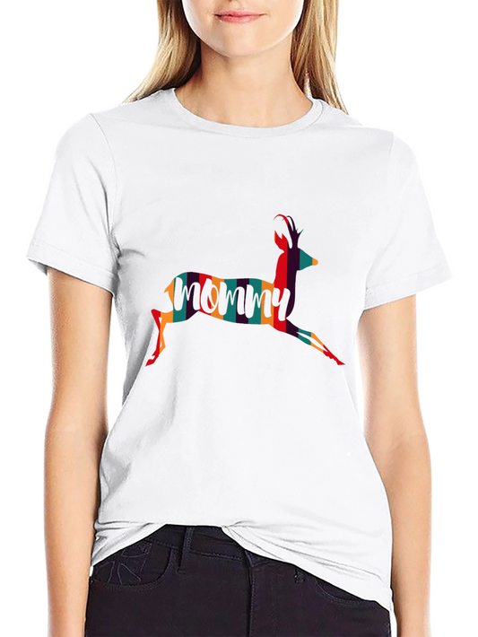 Deer Silhouette Mens Graphic Tee