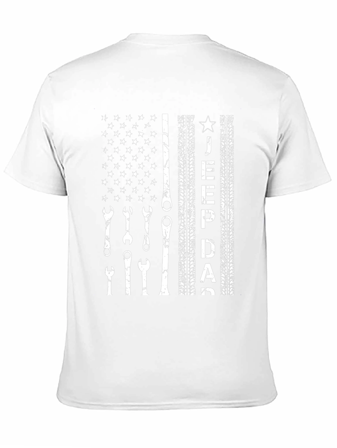 Jeep Dad American Flag T-Shirt