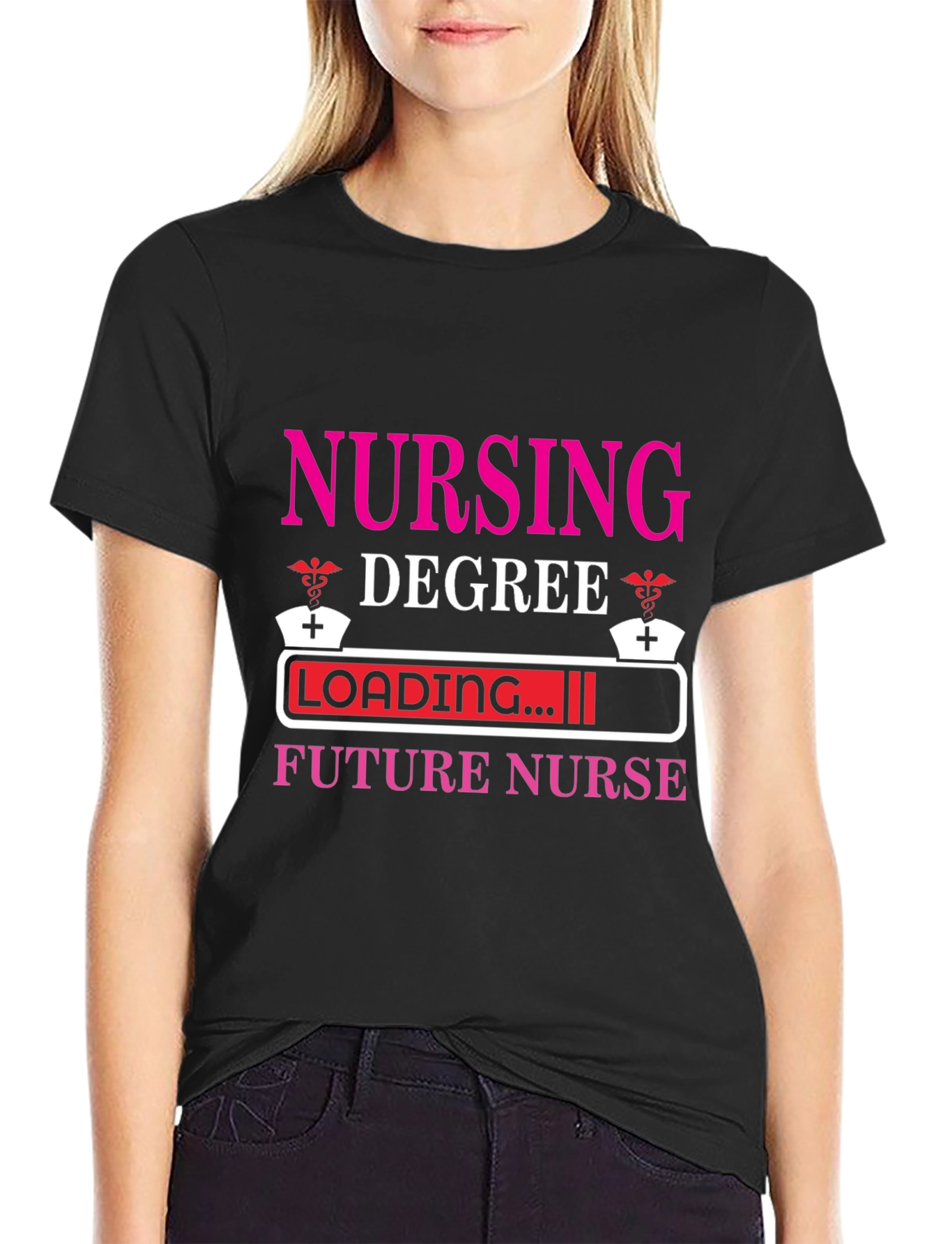 Future Nurse Loading Graphic Tee
