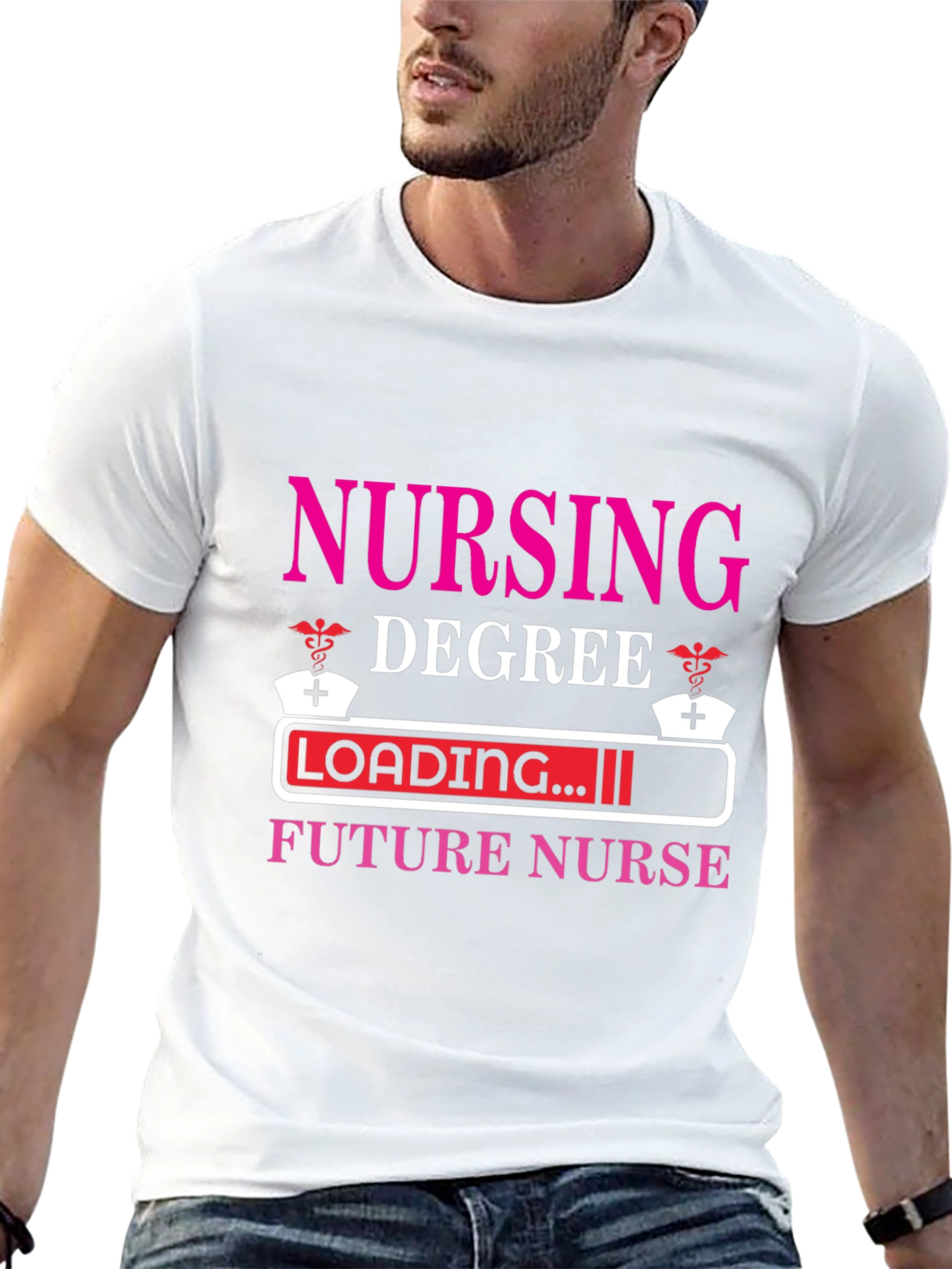 Future Nurse Loading Graphic Tee