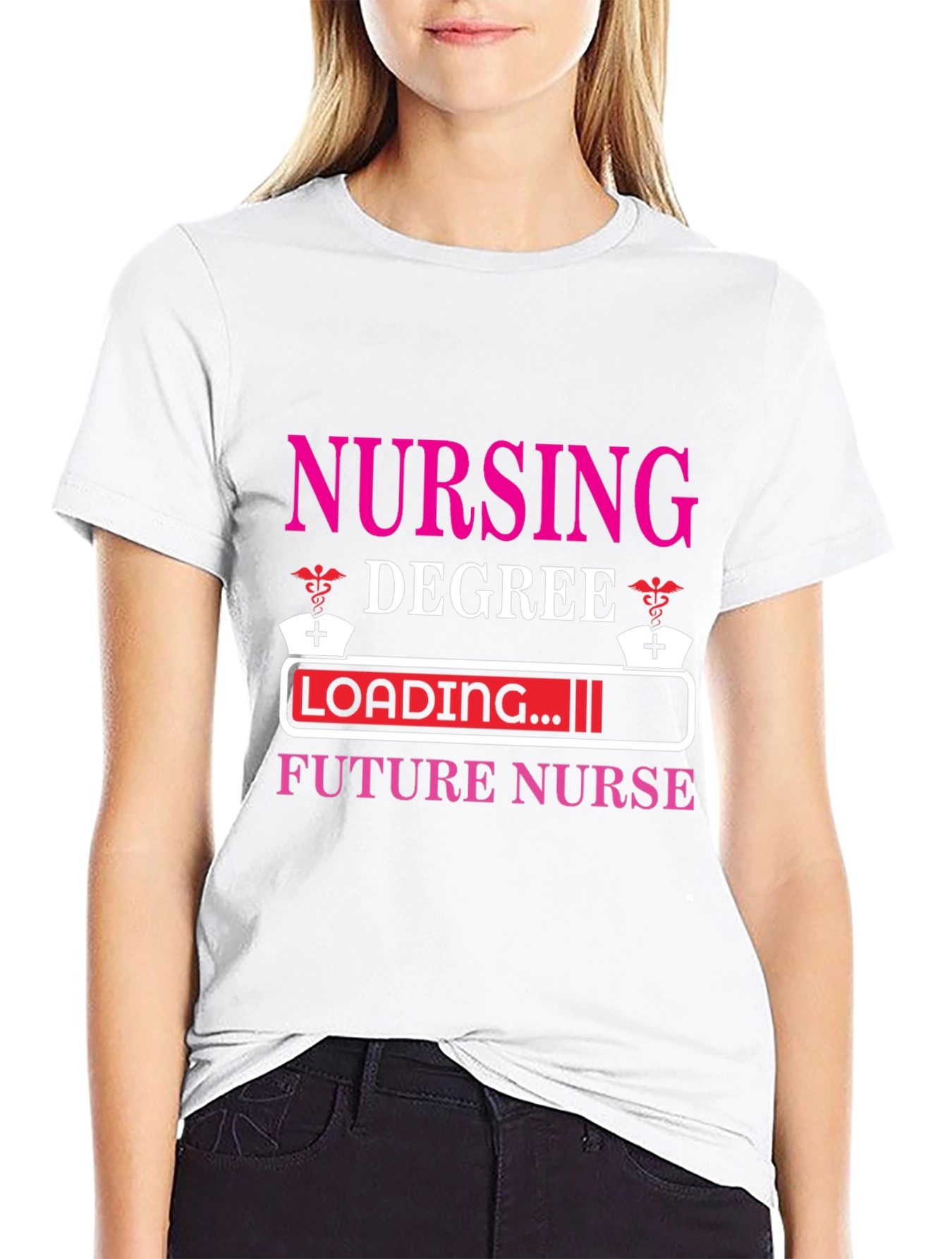 Future Nurse Loading Graphic Tee