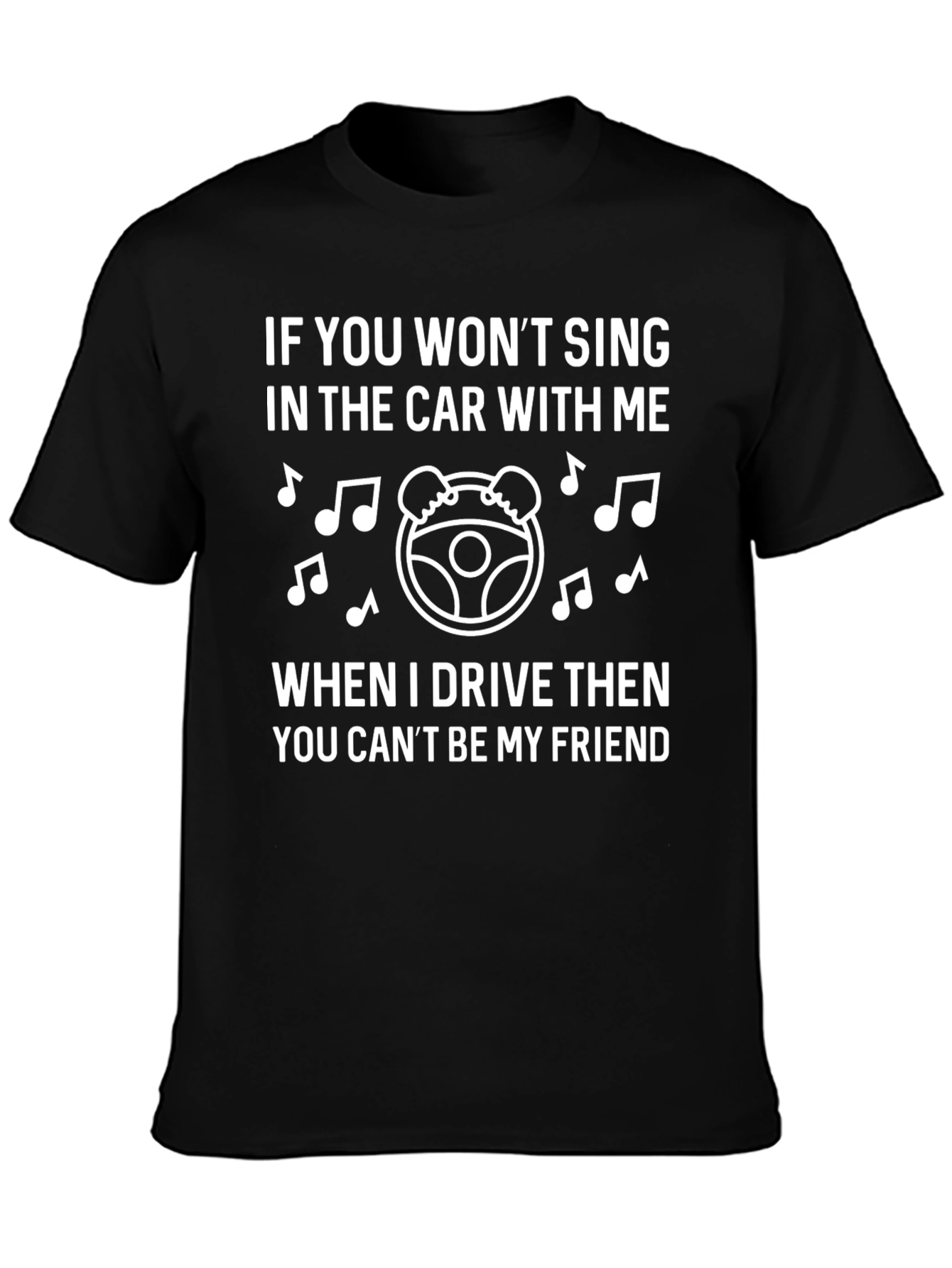 Sing Along Car Ride T-Shirt - Unisex Cotton Tee