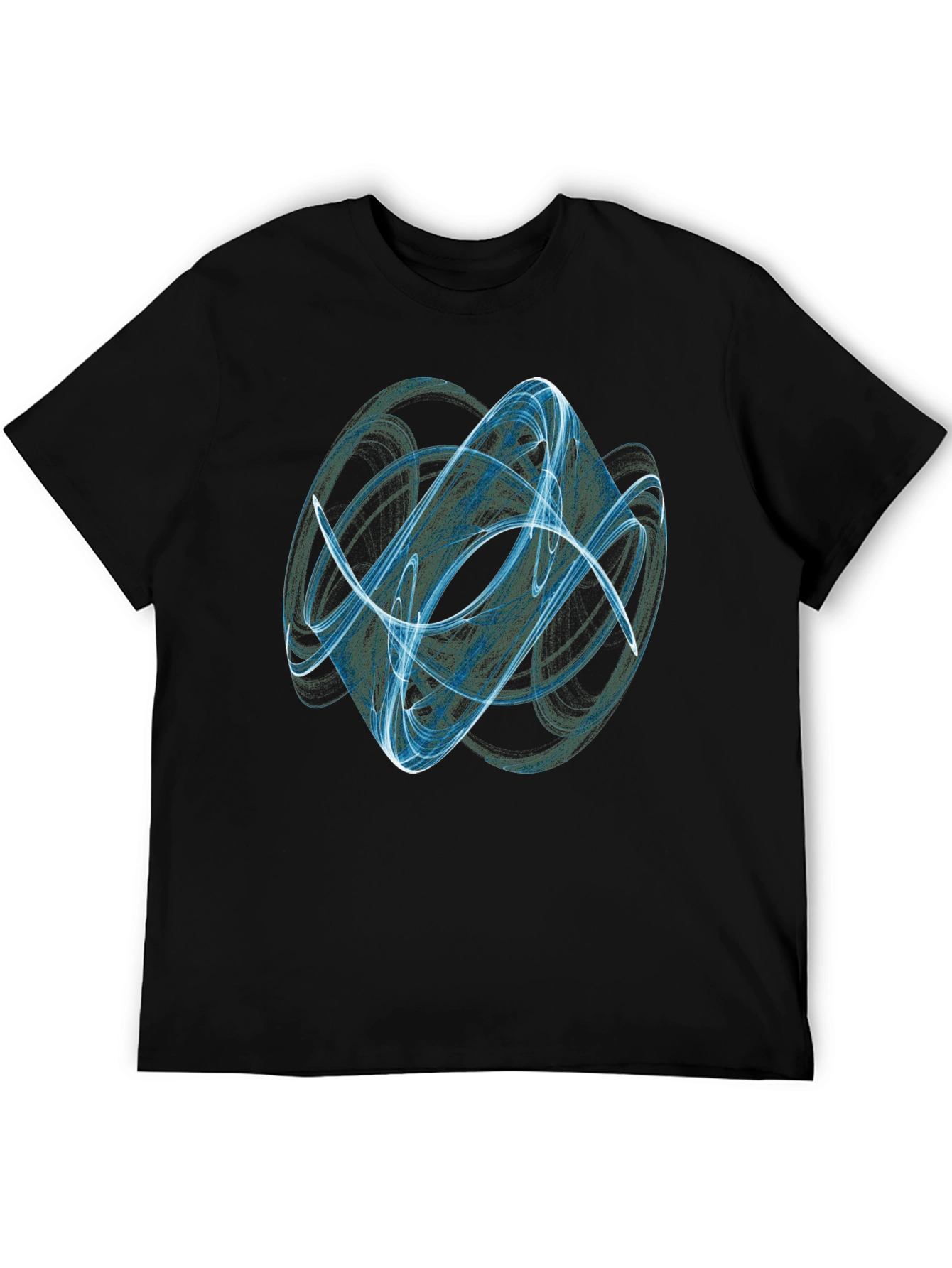 Abstract Light Black T-Shirt