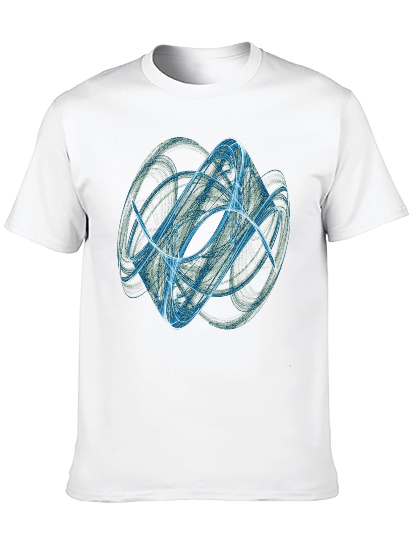 Abstract Light Black T-Shirt