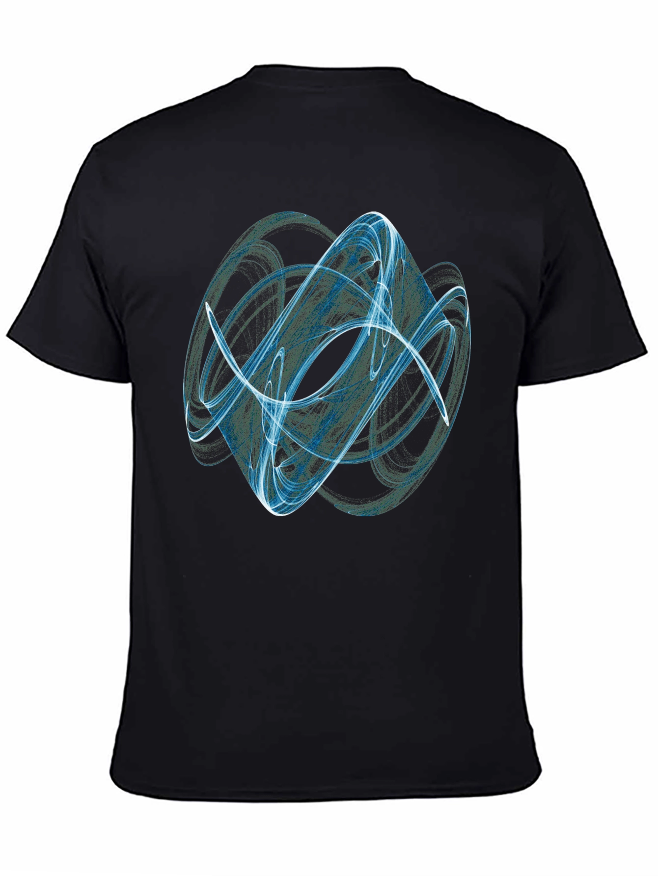 Abstract Light Black T-Shirt