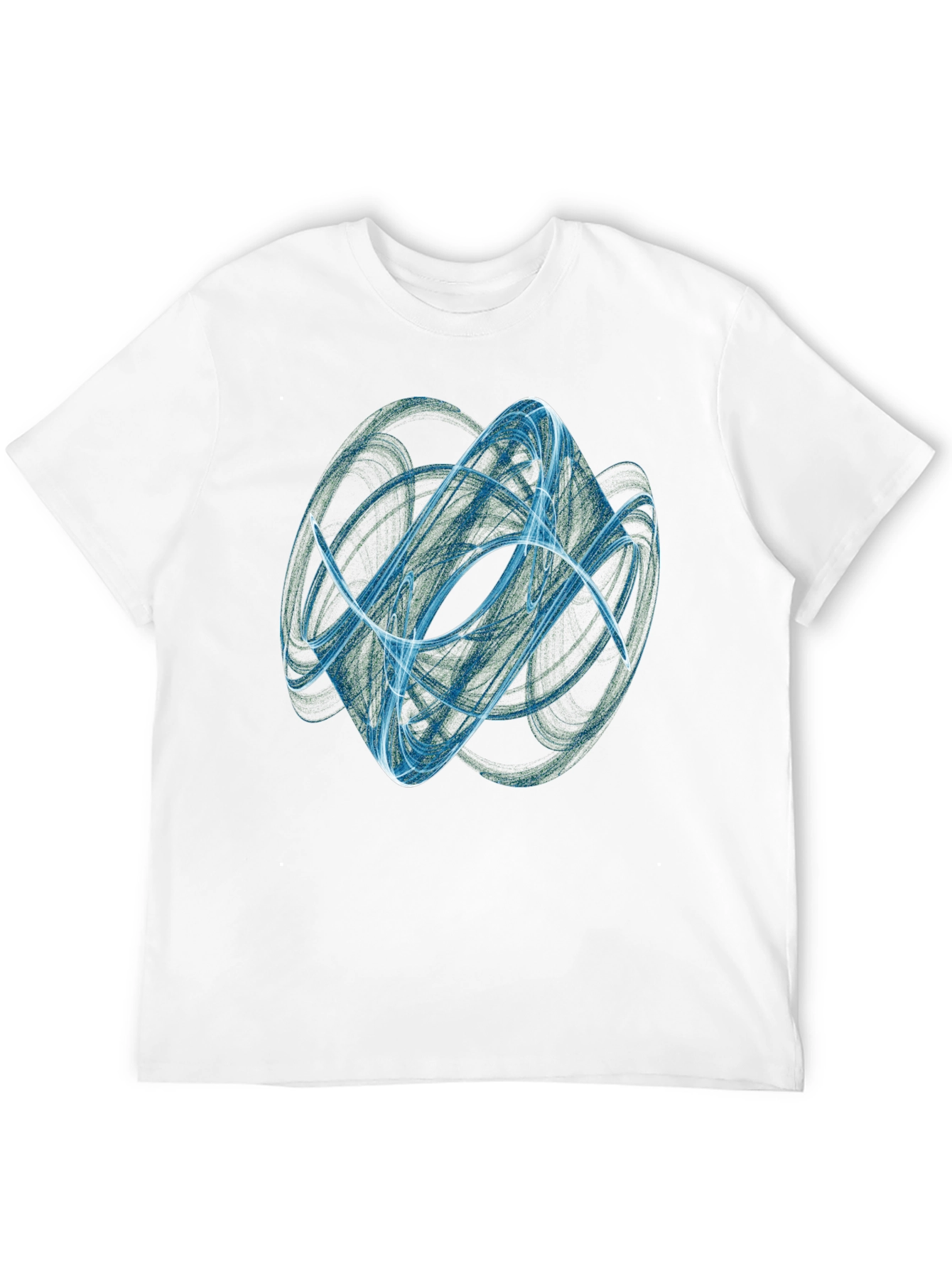 Abstract Light Black T-Shirt