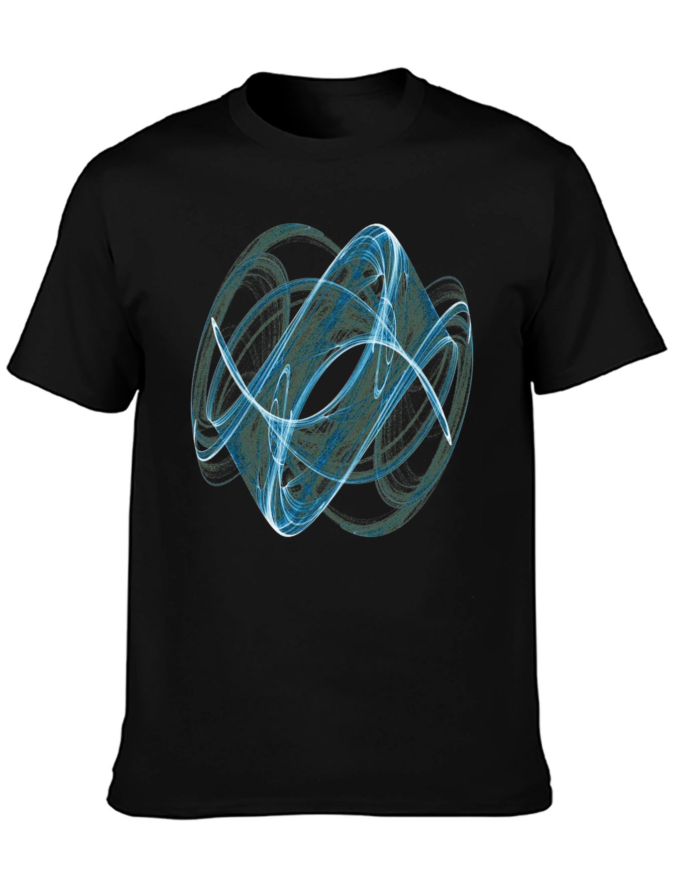 Abstract Light Black T-Shirt