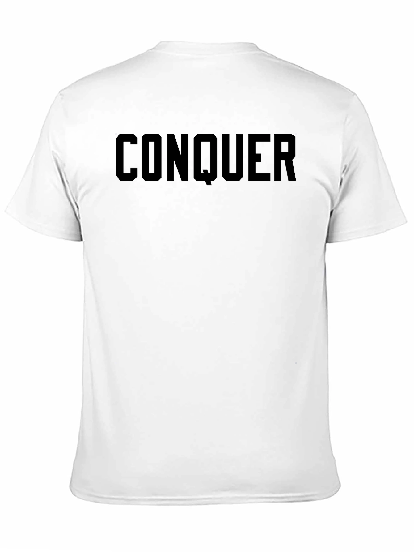 Conquer Black Graphic T-Shirt