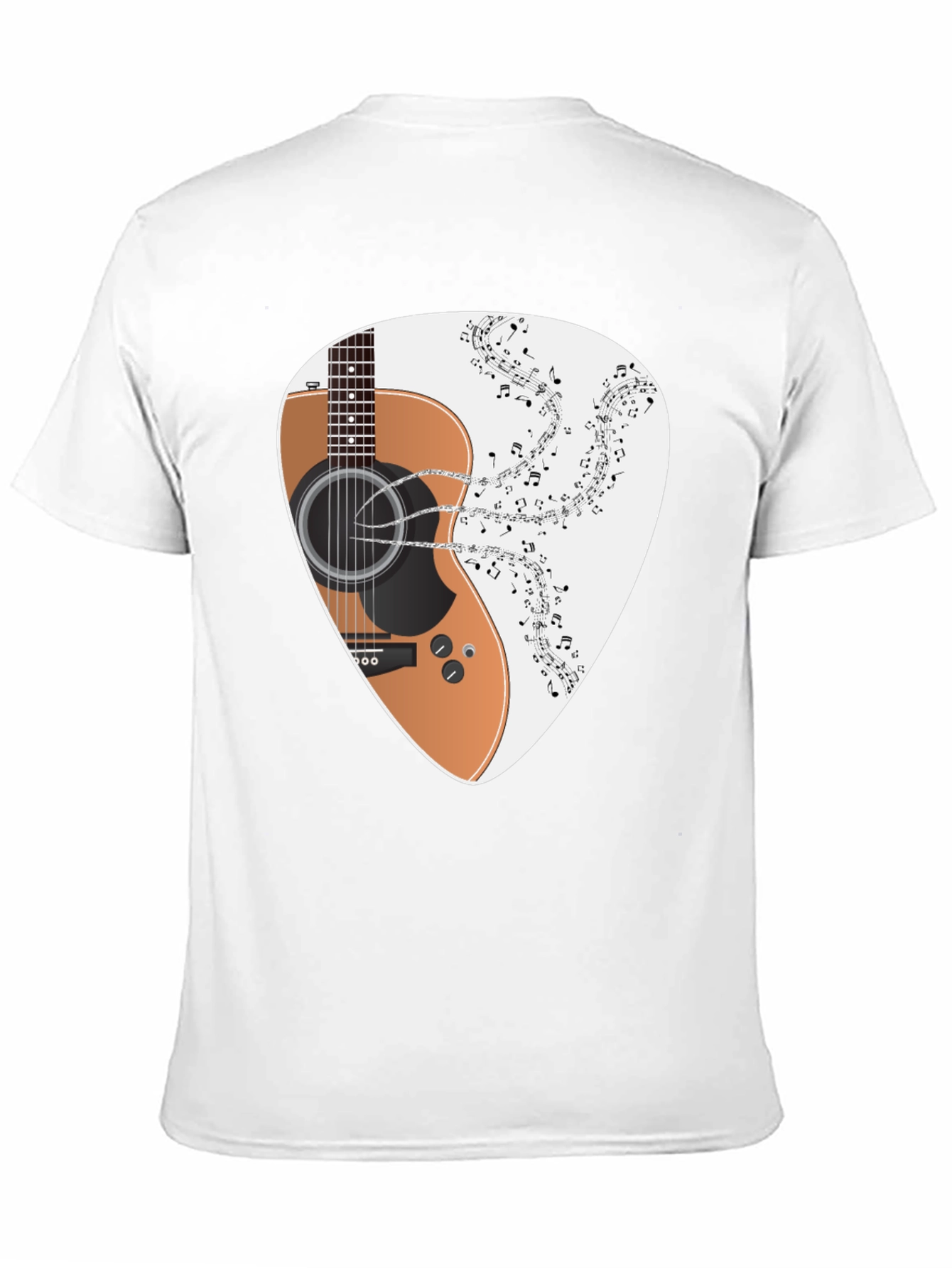 Guitar Music Tee - Classic Black T-Shirt