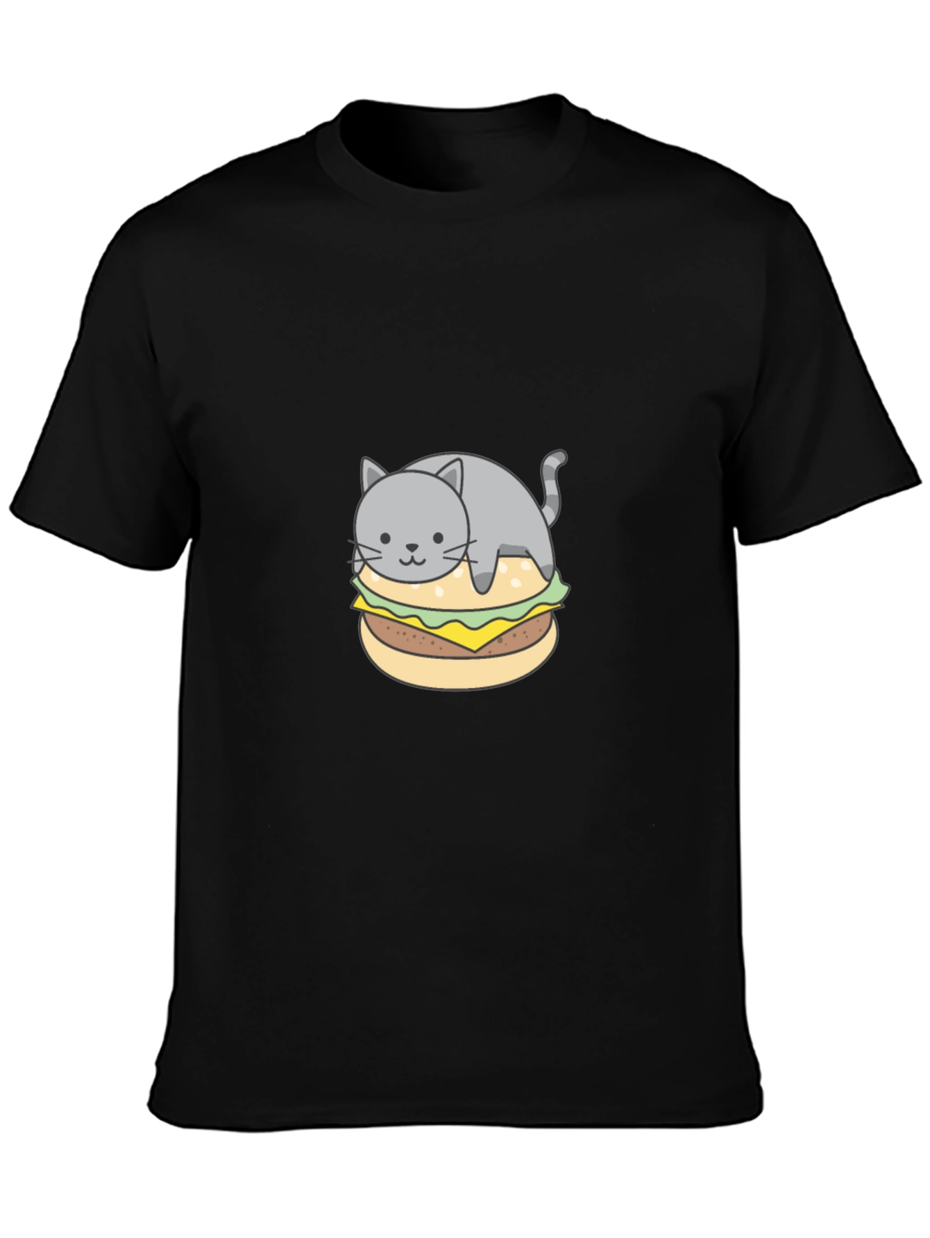Cat Burger Graphic Tee - Unique & Comfy