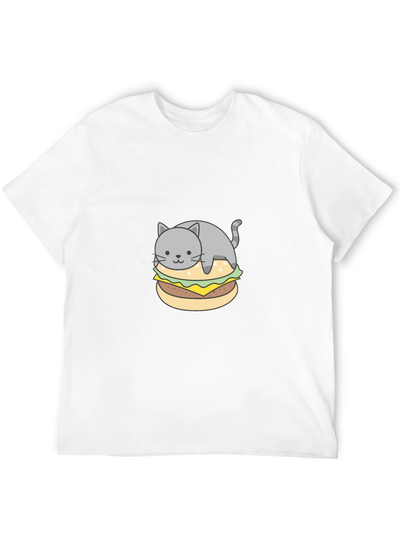 Cat Burger Graphic Tee - Unique & Comfy