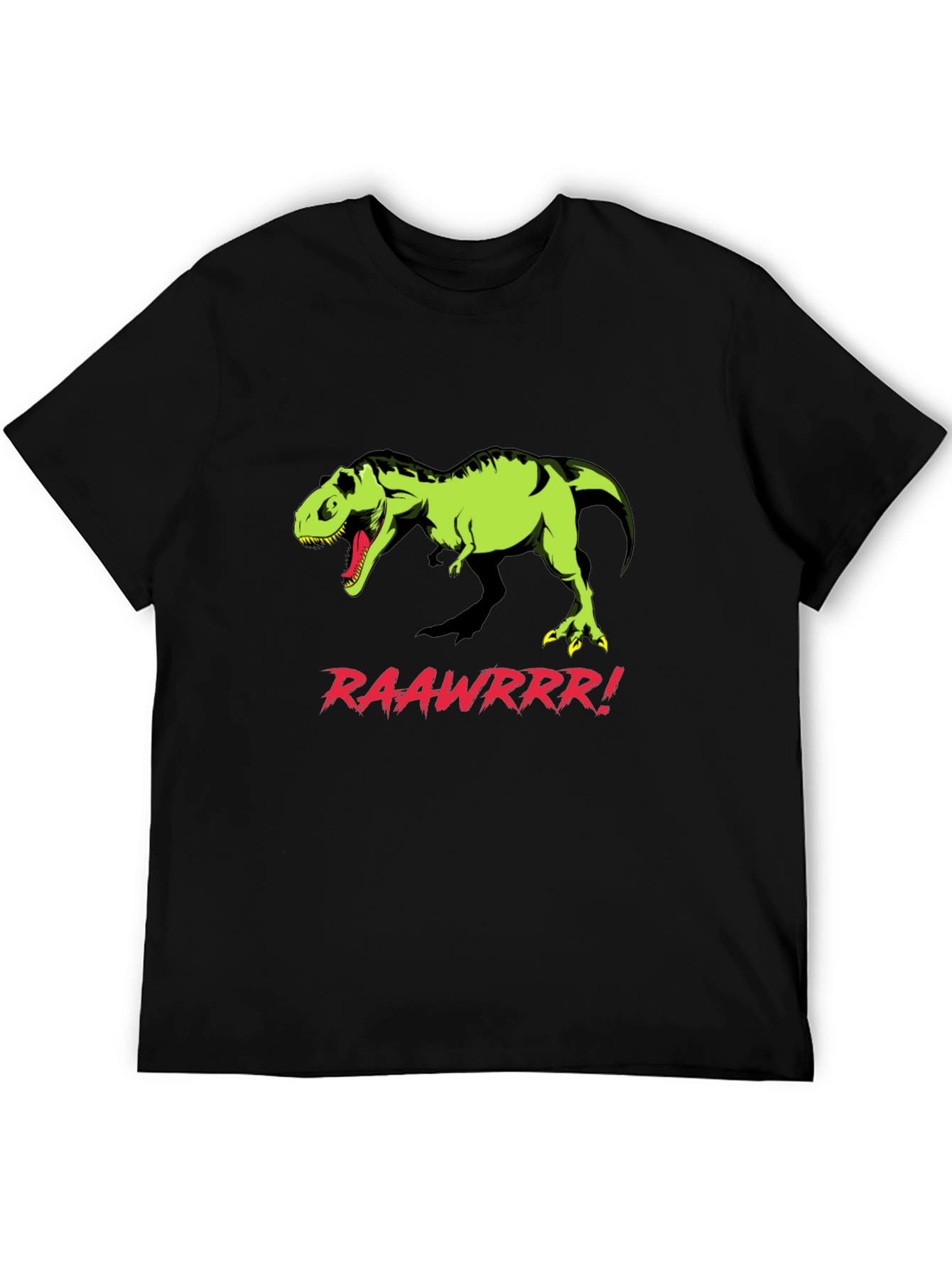 Roaring T-Rex Graphic Tee - Black