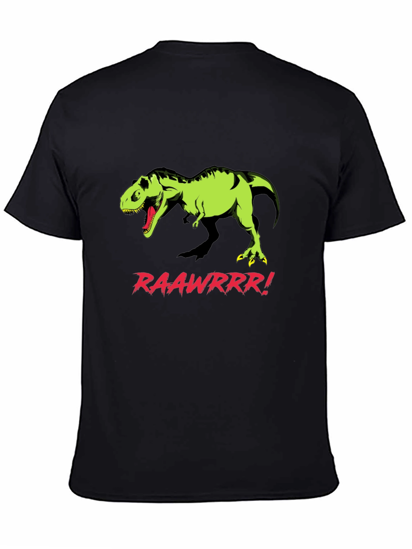 Roaring T-Rex Graphic Tee - Black