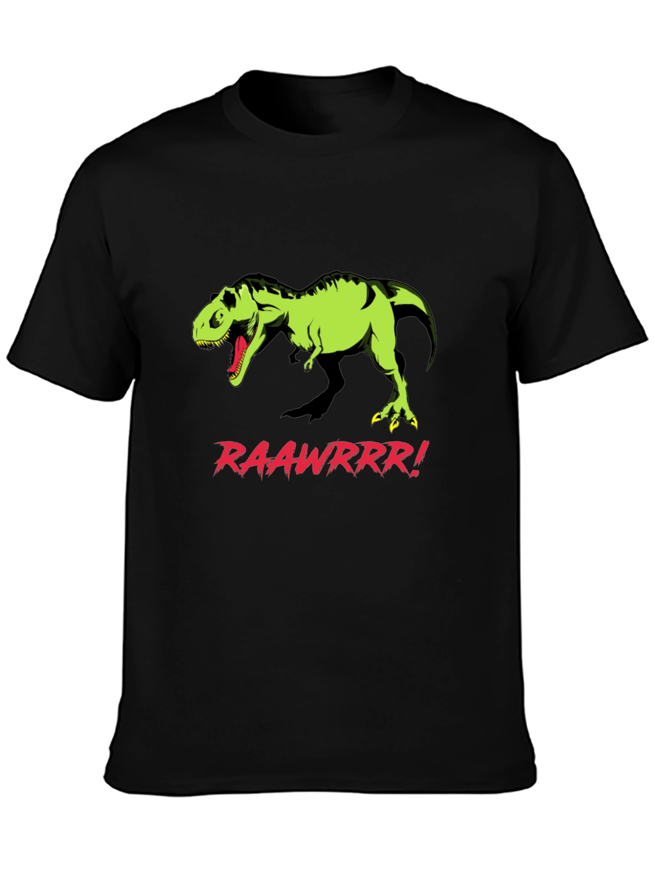 Roaring T-Rex Graphic Tee - Black