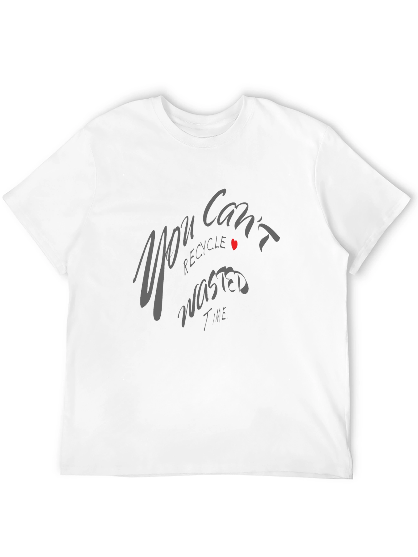 Recycle Time Black Graphic T-Shirt