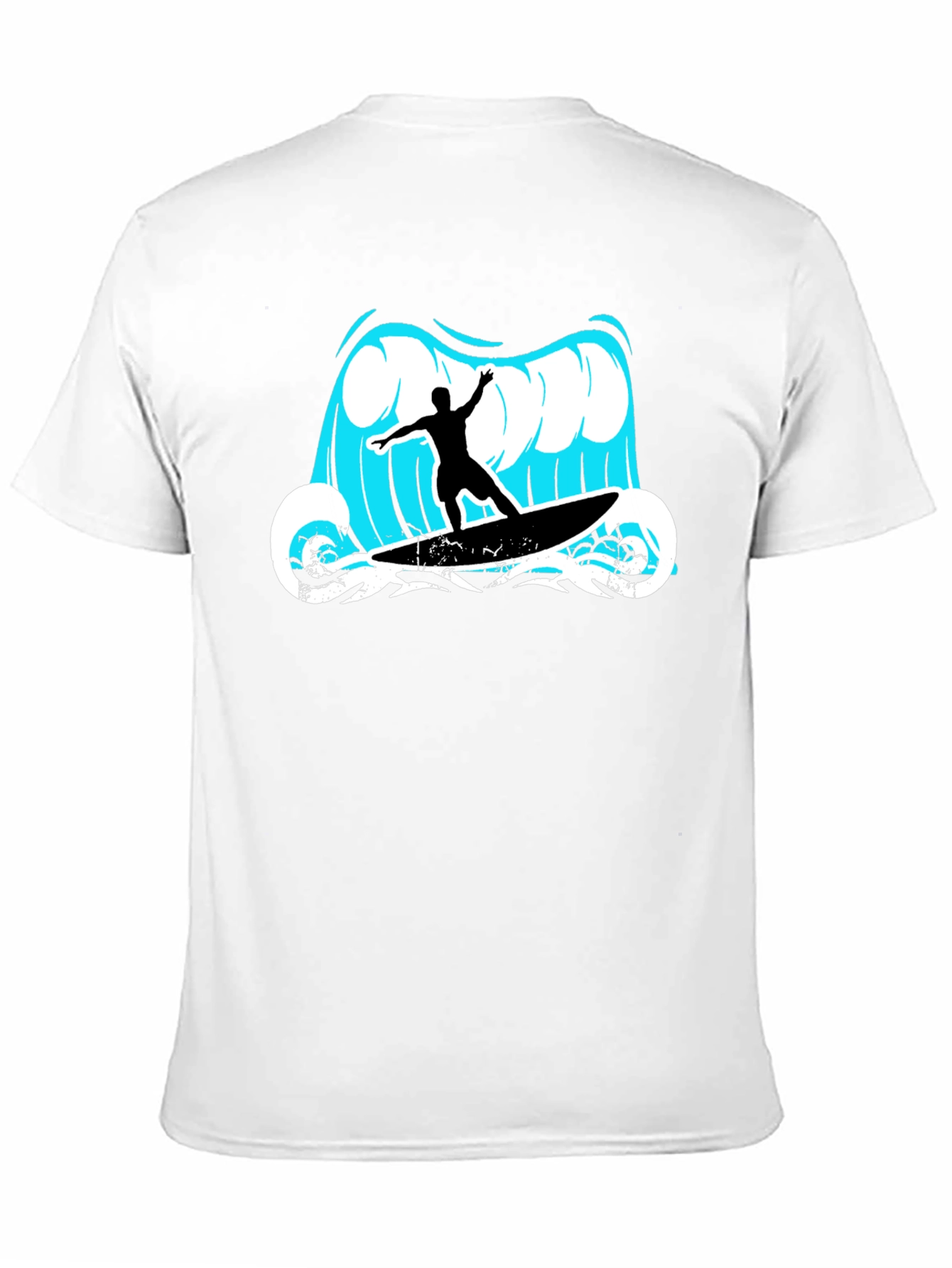 Surfer Wave Graphic Tee - Cool Summer Style