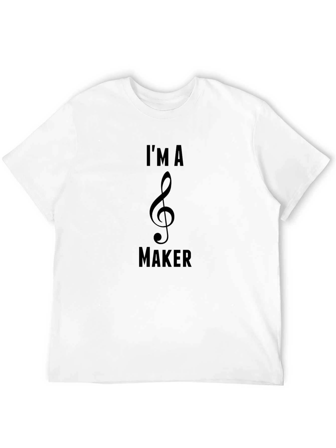 Im a Music Maker T-Shirt - Black Cotton Tee