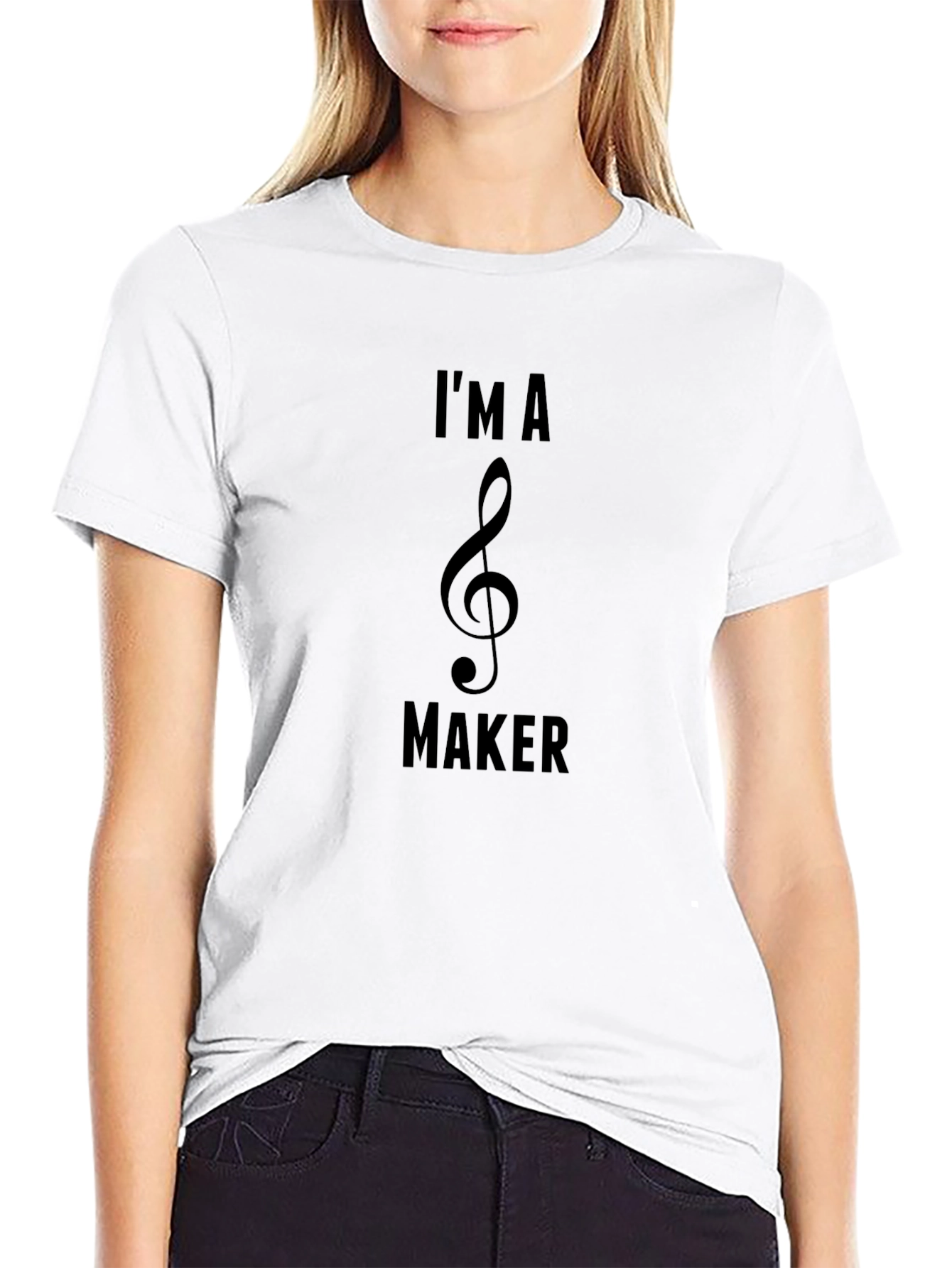 Im a Music Maker T-Shirt - Black Cotton Tee