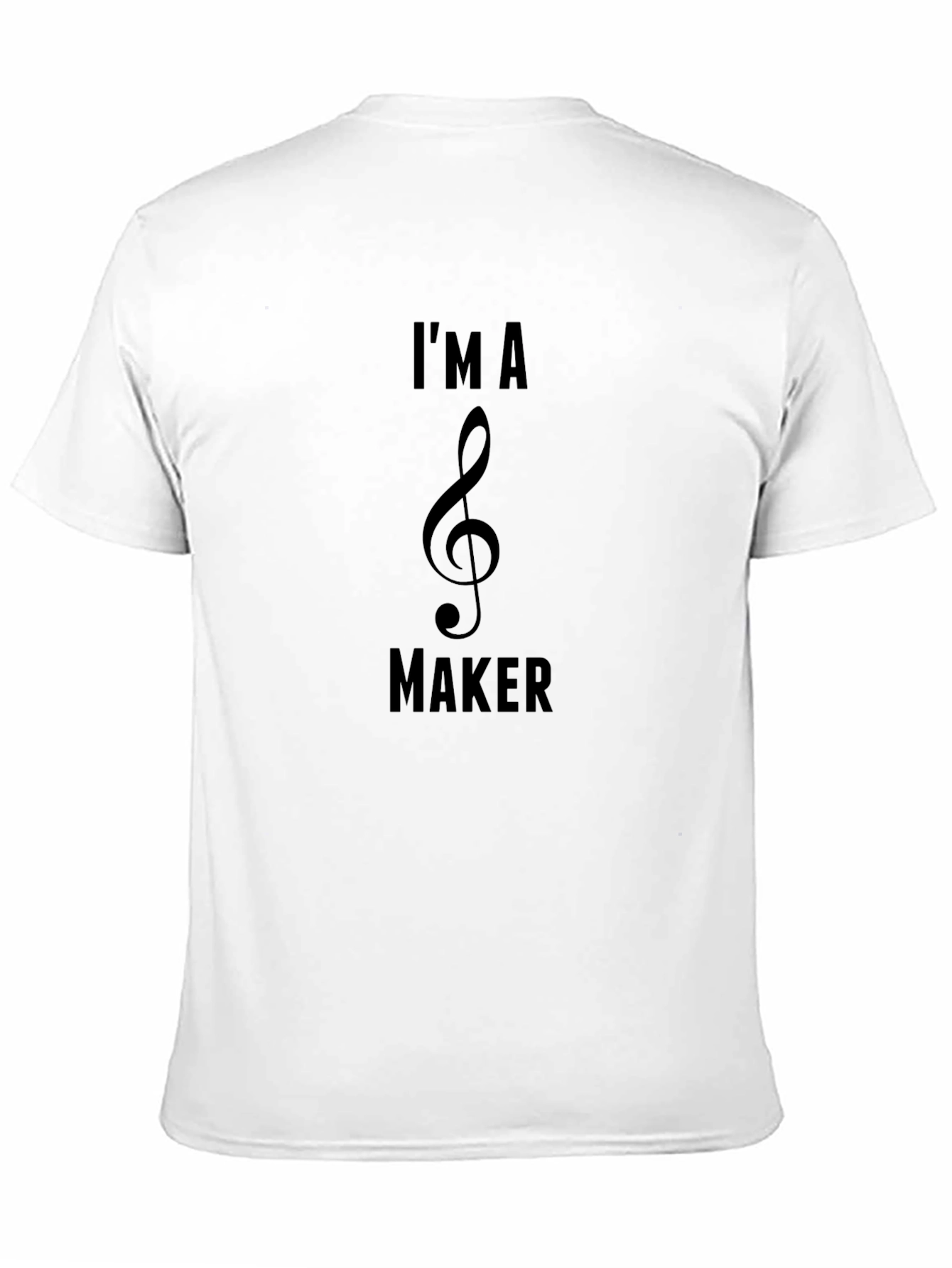 Im a Music Maker T-Shirt - Black Cotton Tee
