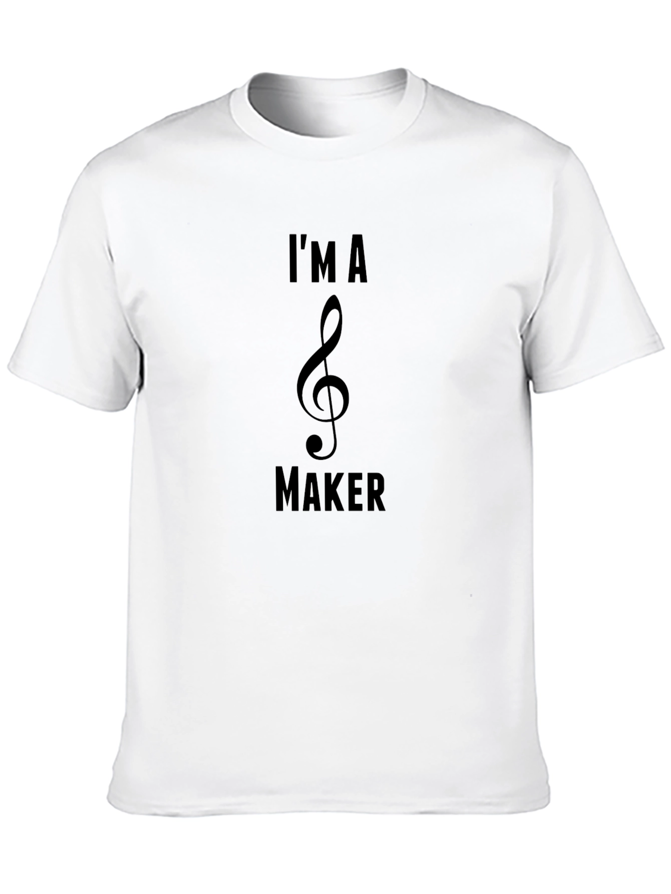 Im a Music Maker T-Shirt - Black Cotton Tee