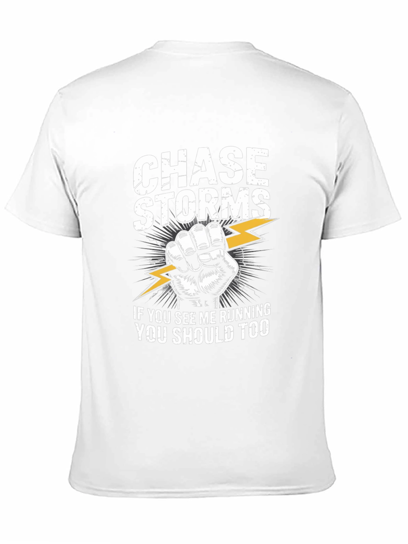 Chase Storms Graphic Print Crew Neck T-Shirt