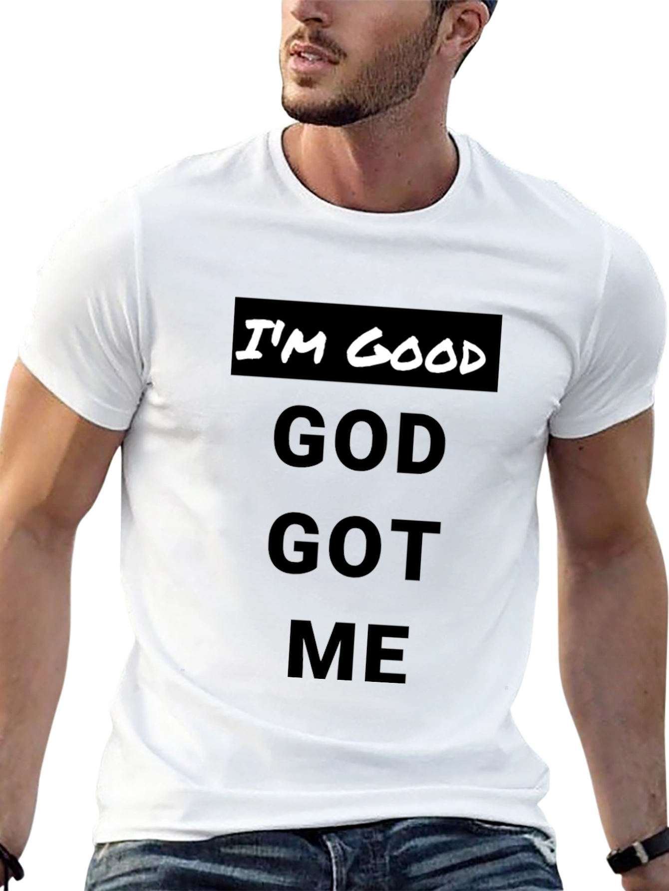 Im Good God Got Me - Black T-Shirt