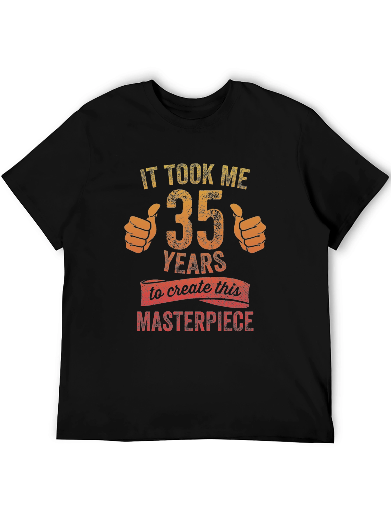 35 Years Masterpiece Graphic Tee - Black