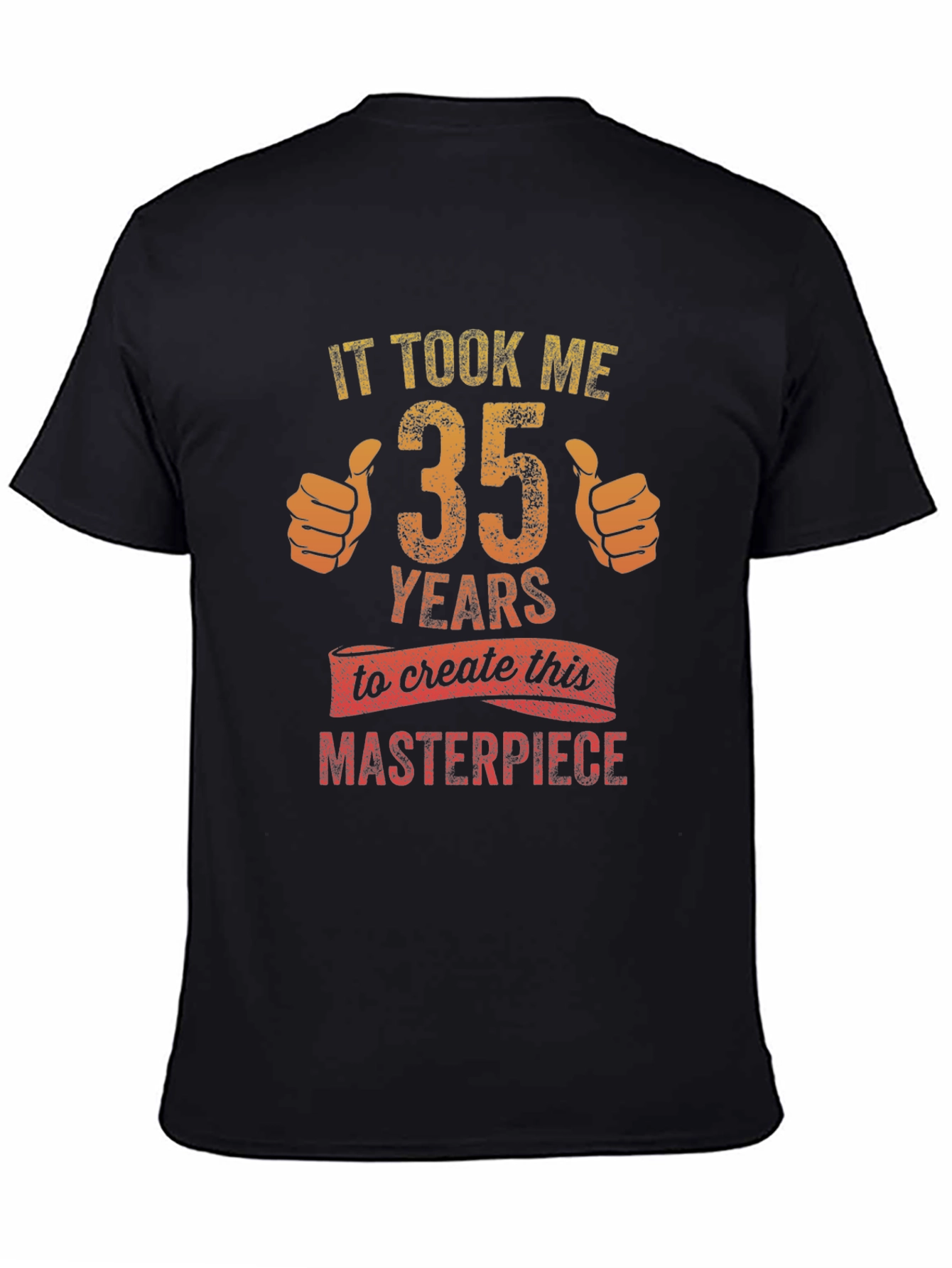 35 Years Masterpiece Graphic Tee - Black