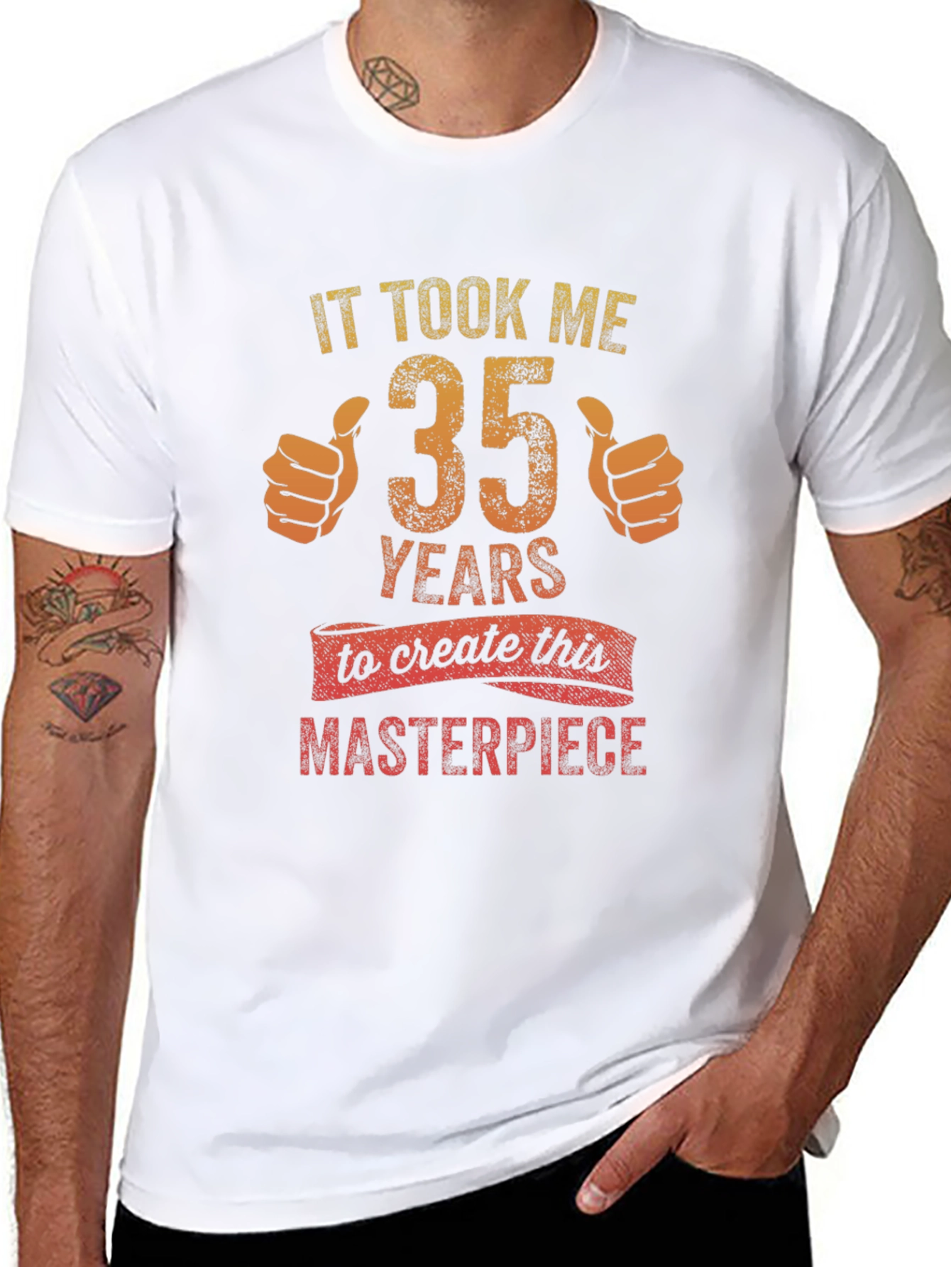 35 Years Masterpiece Graphic Tee - Black