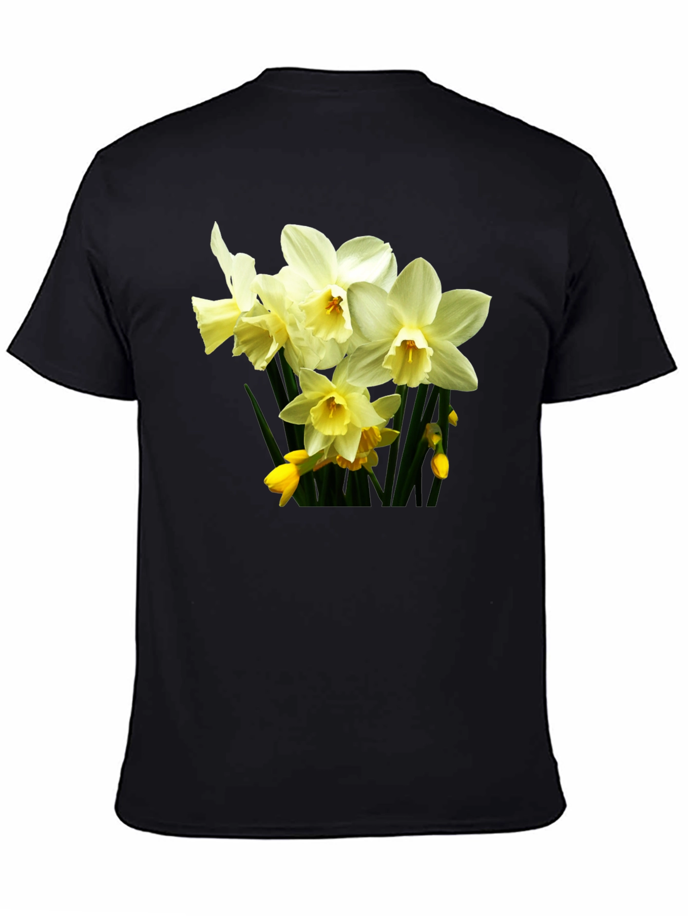 Floral Daffodil T-Shirt - Premium Cotton Comfort