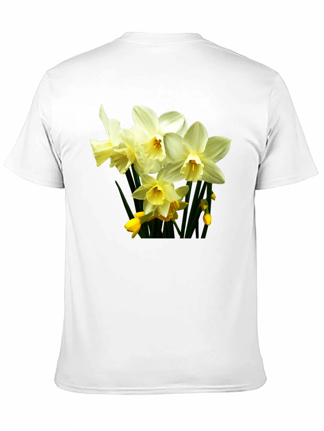 Floral Daffodil T-Shirt - Premium Cotton Comfort