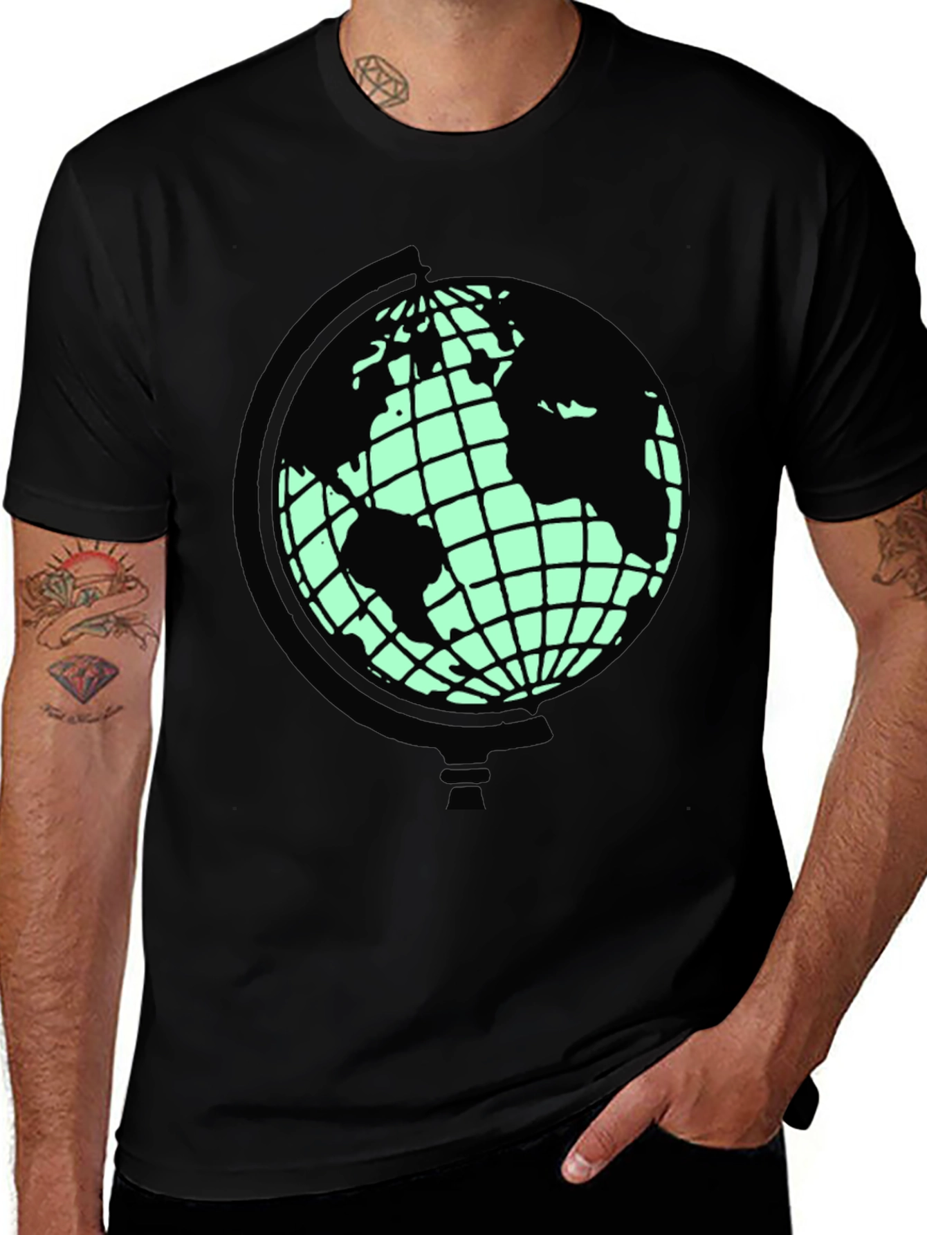 Globe Graphic T-Shirt