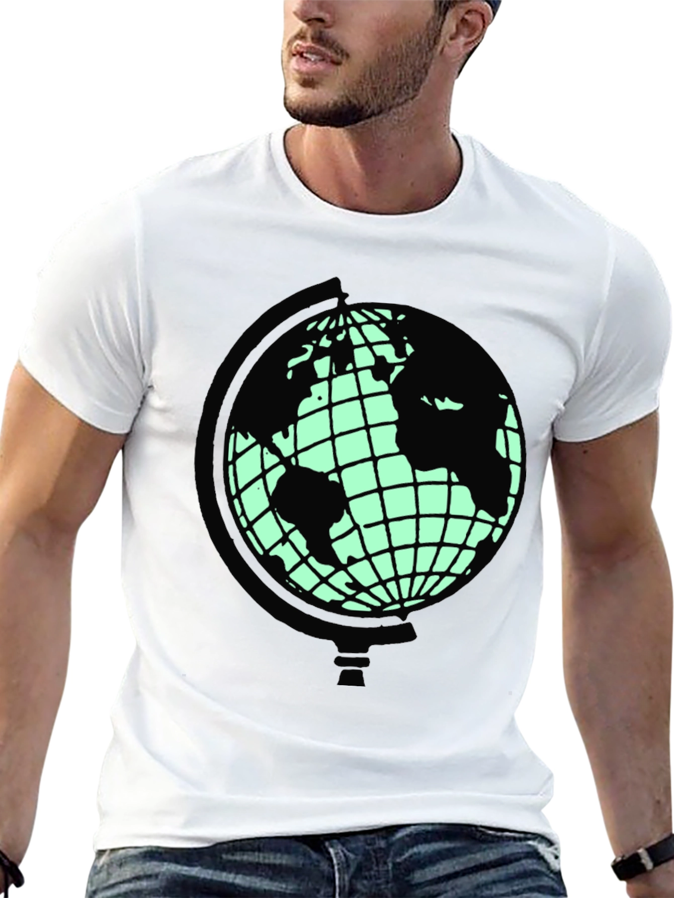 Globe Graphic T-Shirt