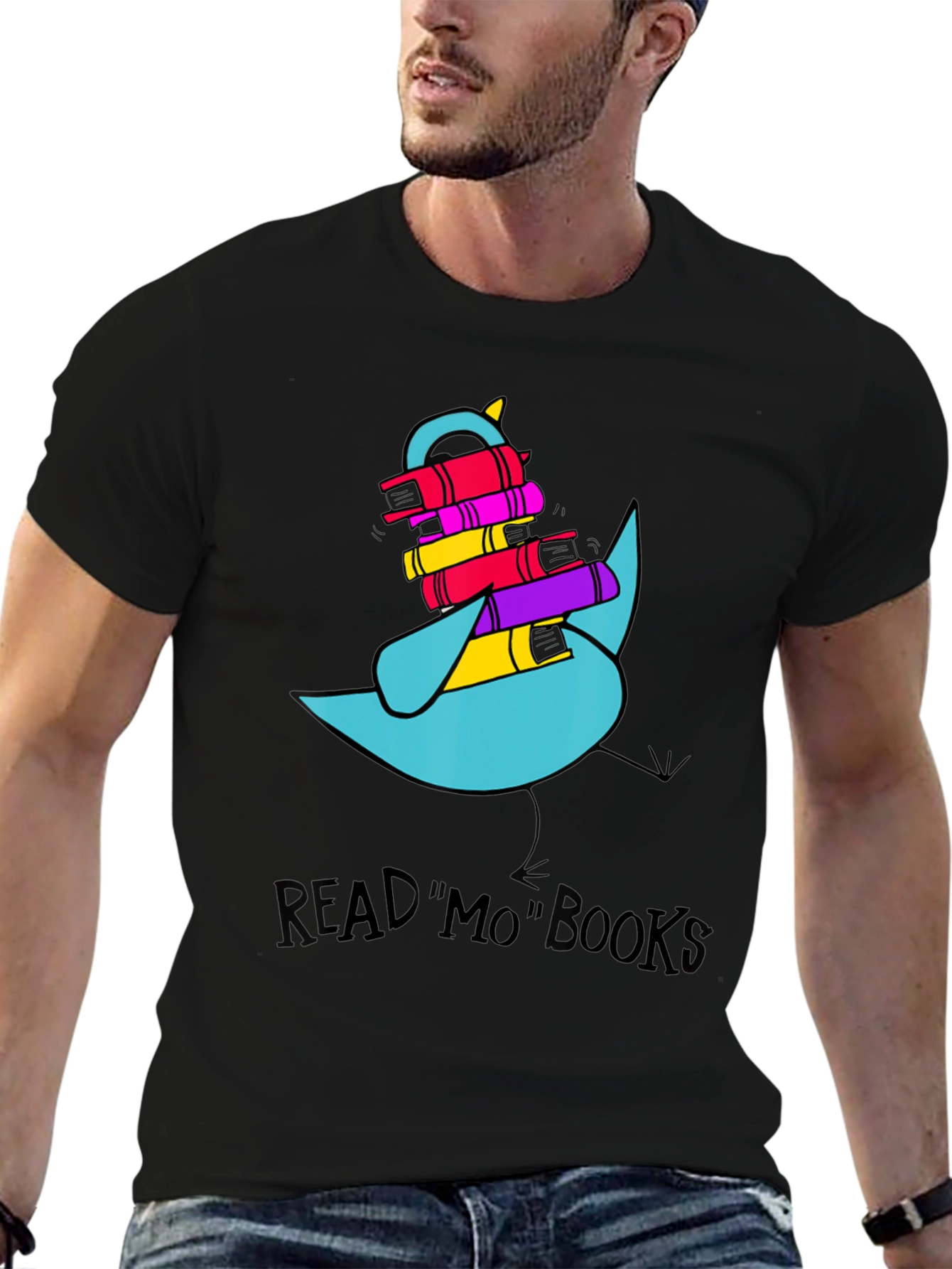 Read Mo Books Graphic Tee - Black Unisex Shirt