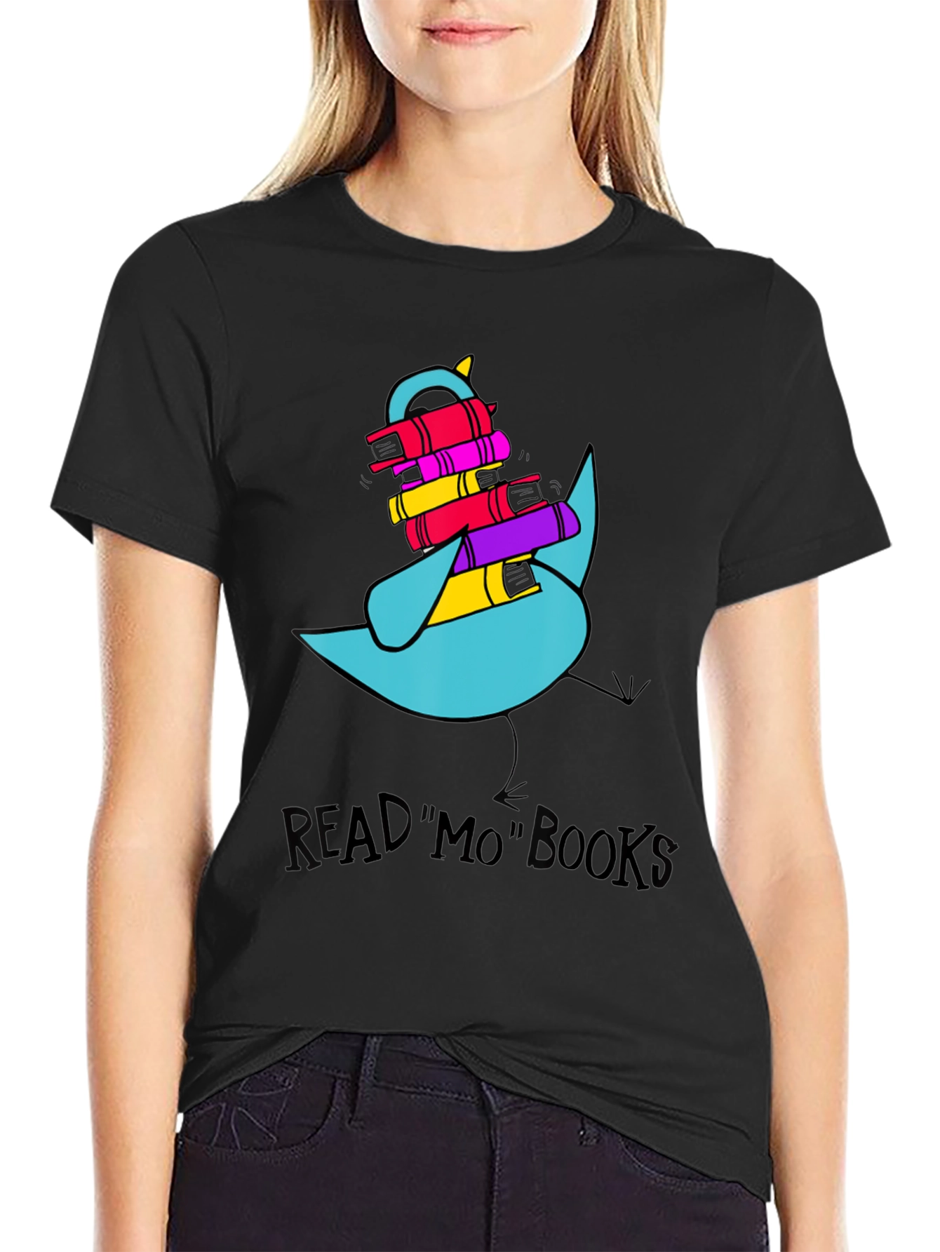 Read Mo Books Graphic Tee - Black Unisex Shirt