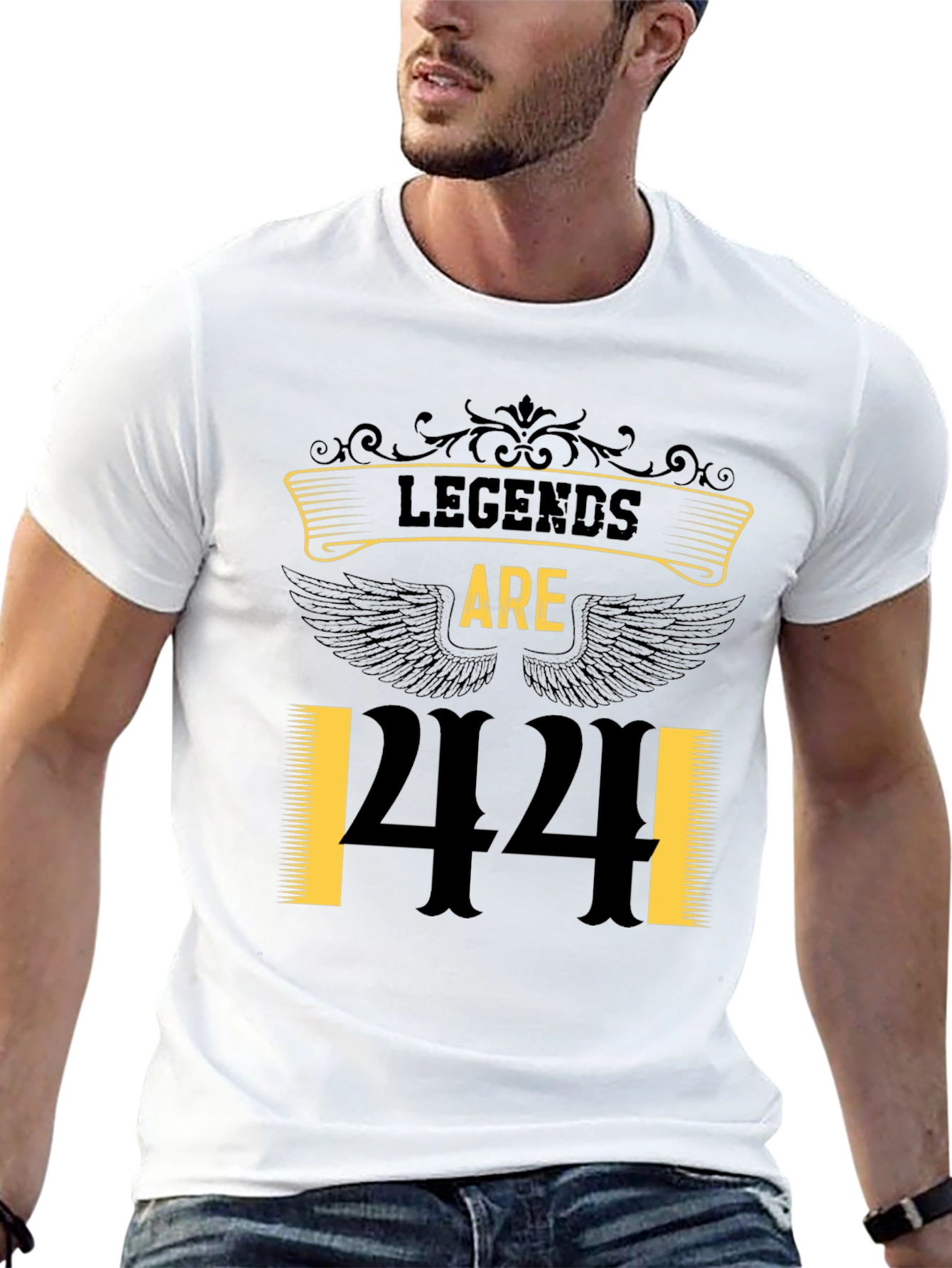 Legends are 44 T-Shirt - Black