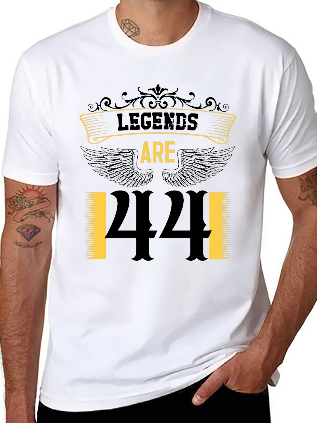 Legends are 44 T-Shirt - Black