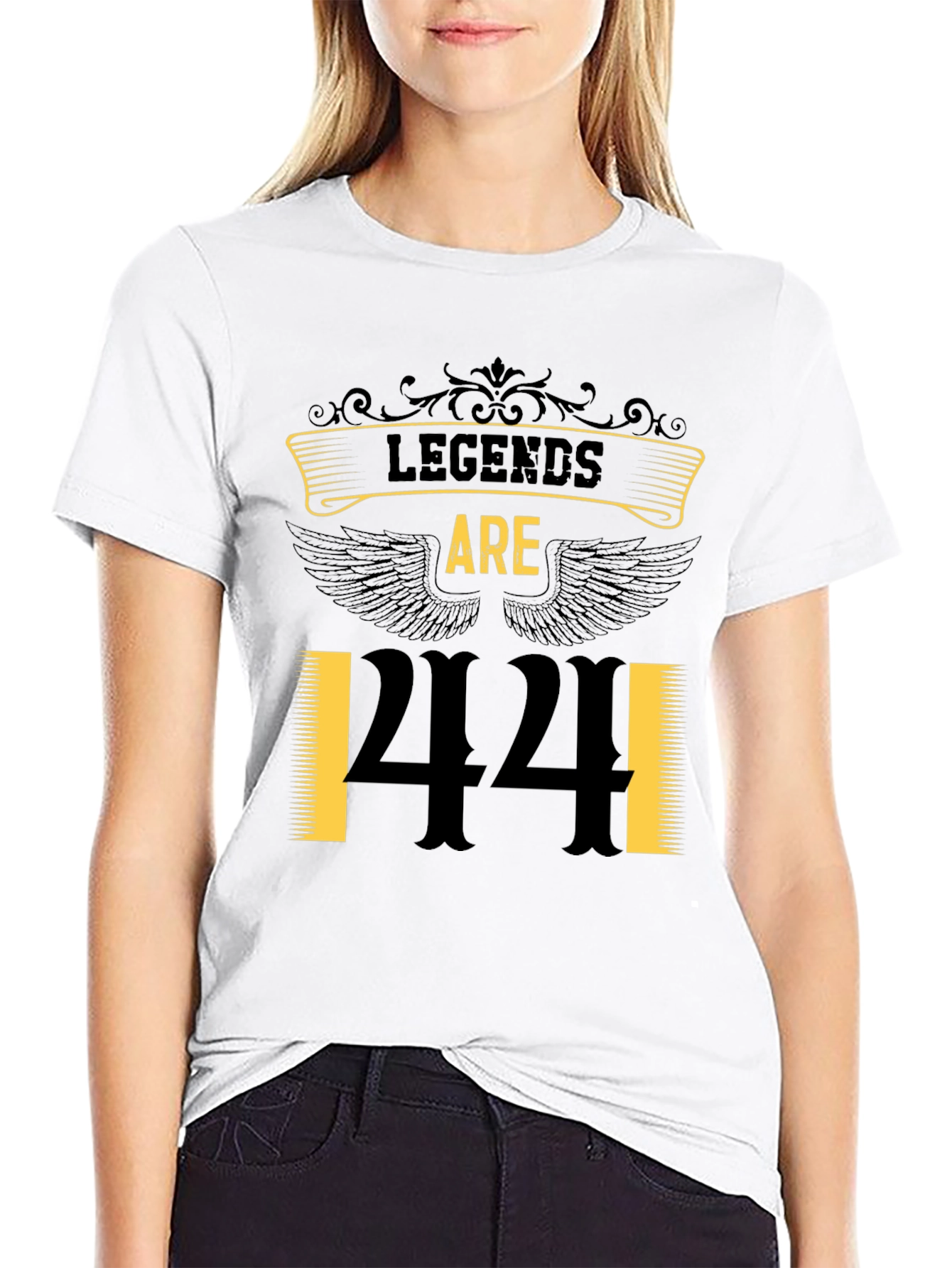 Legends are 44 T-Shirt - Black