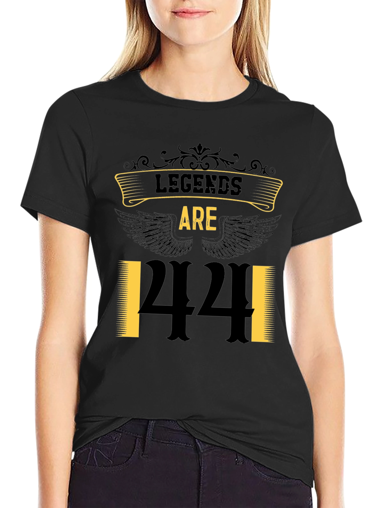 Legends are 44 T-Shirt - Black