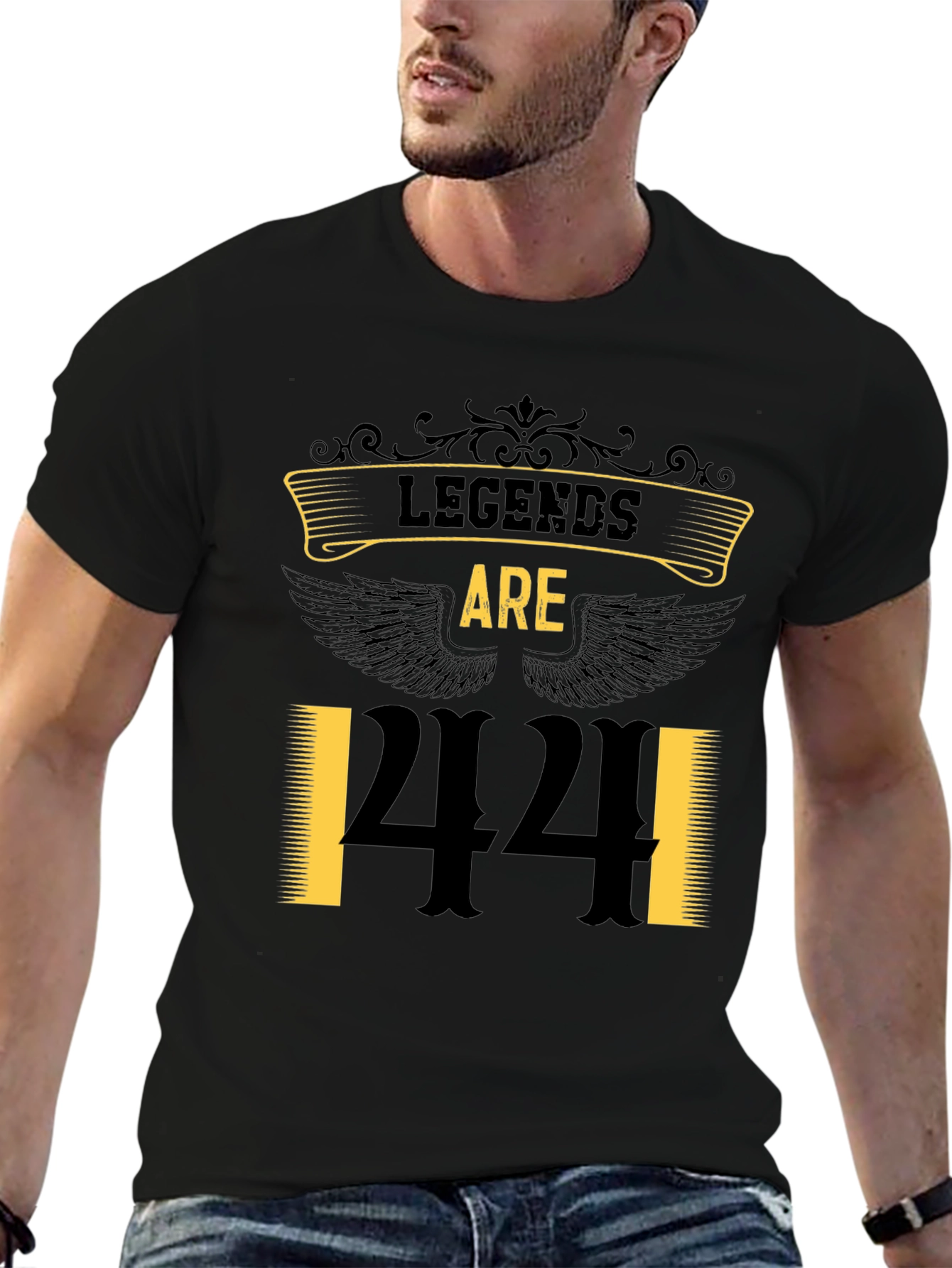 Legends are 44 T-Shirt - Black